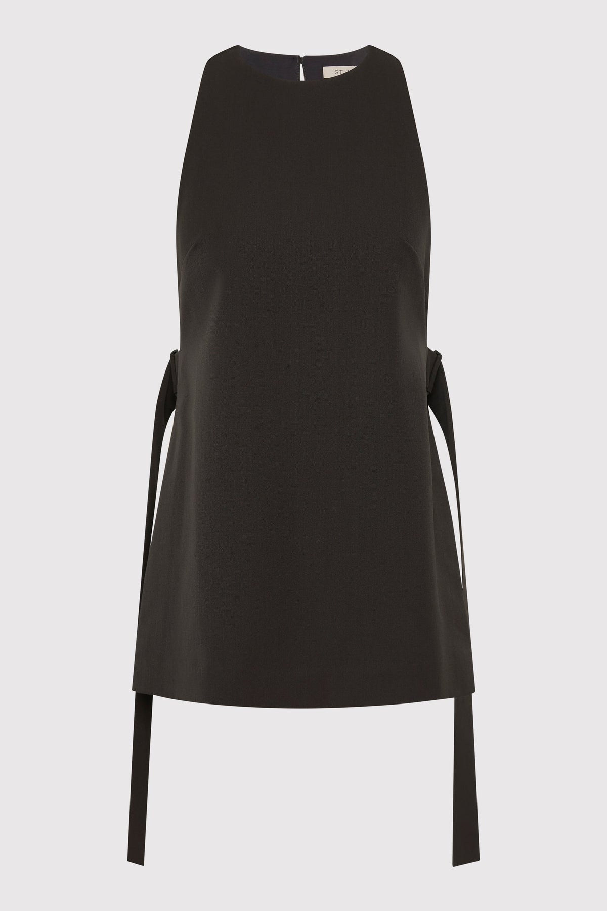 Side Tie Top - Black Olive