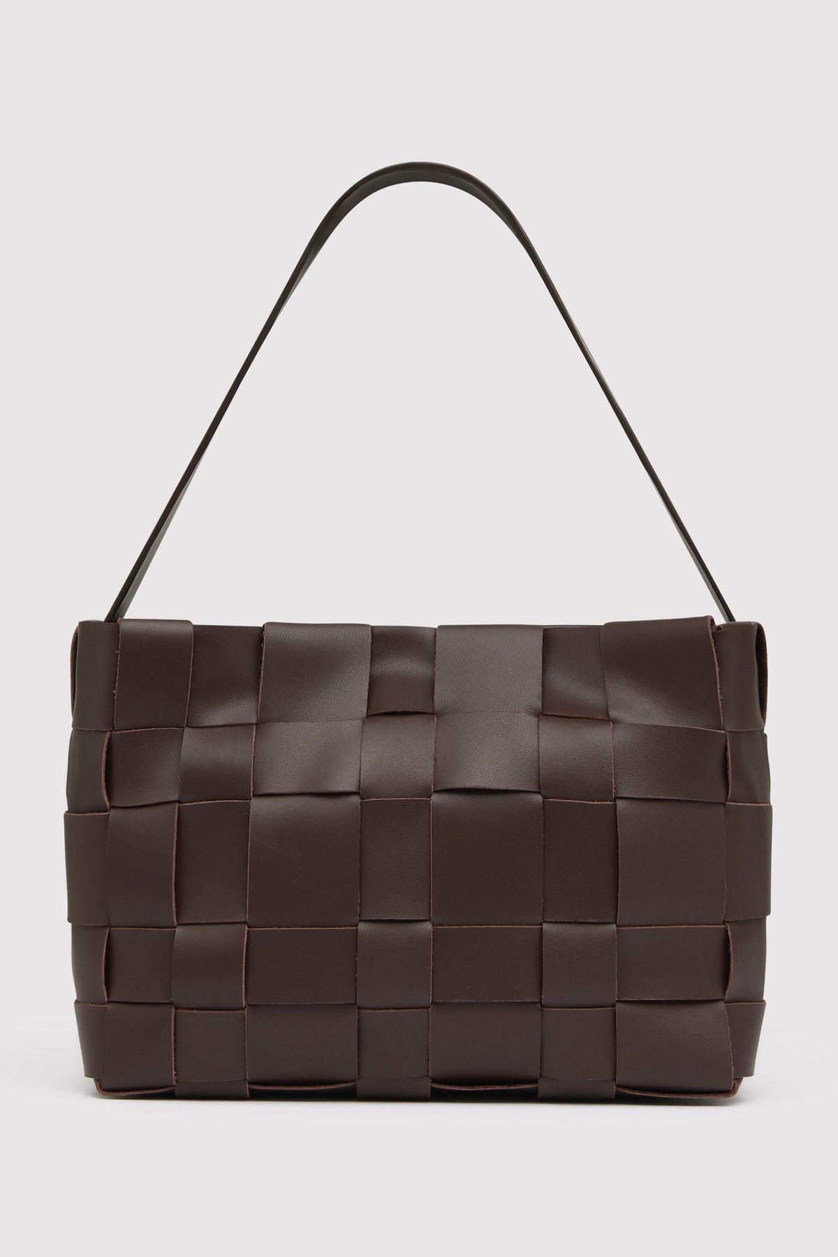 Woven Mini Tote - Chocolate