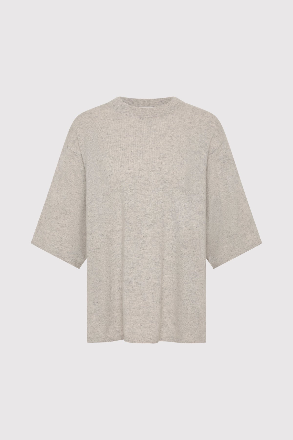Cashmere Copain Tee - Grey Marle