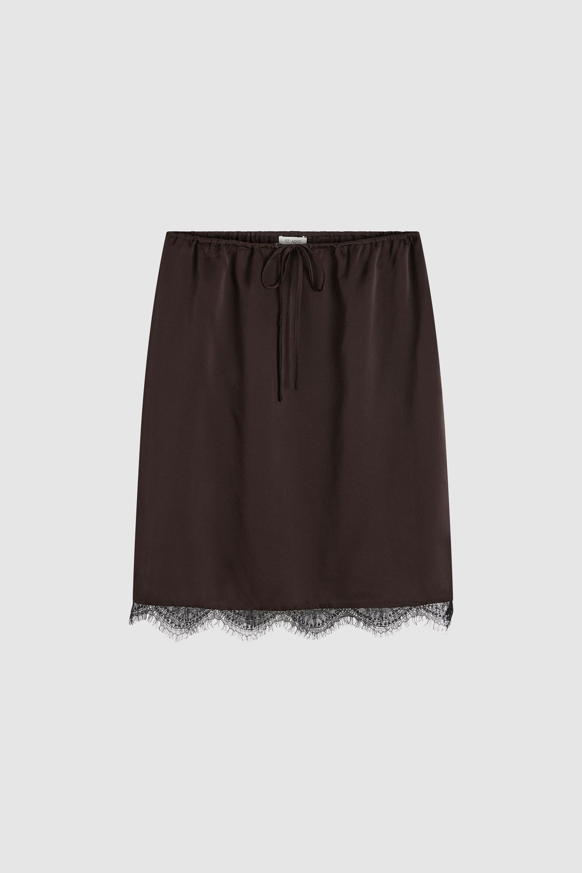 Fine Lace Skirt - Bark