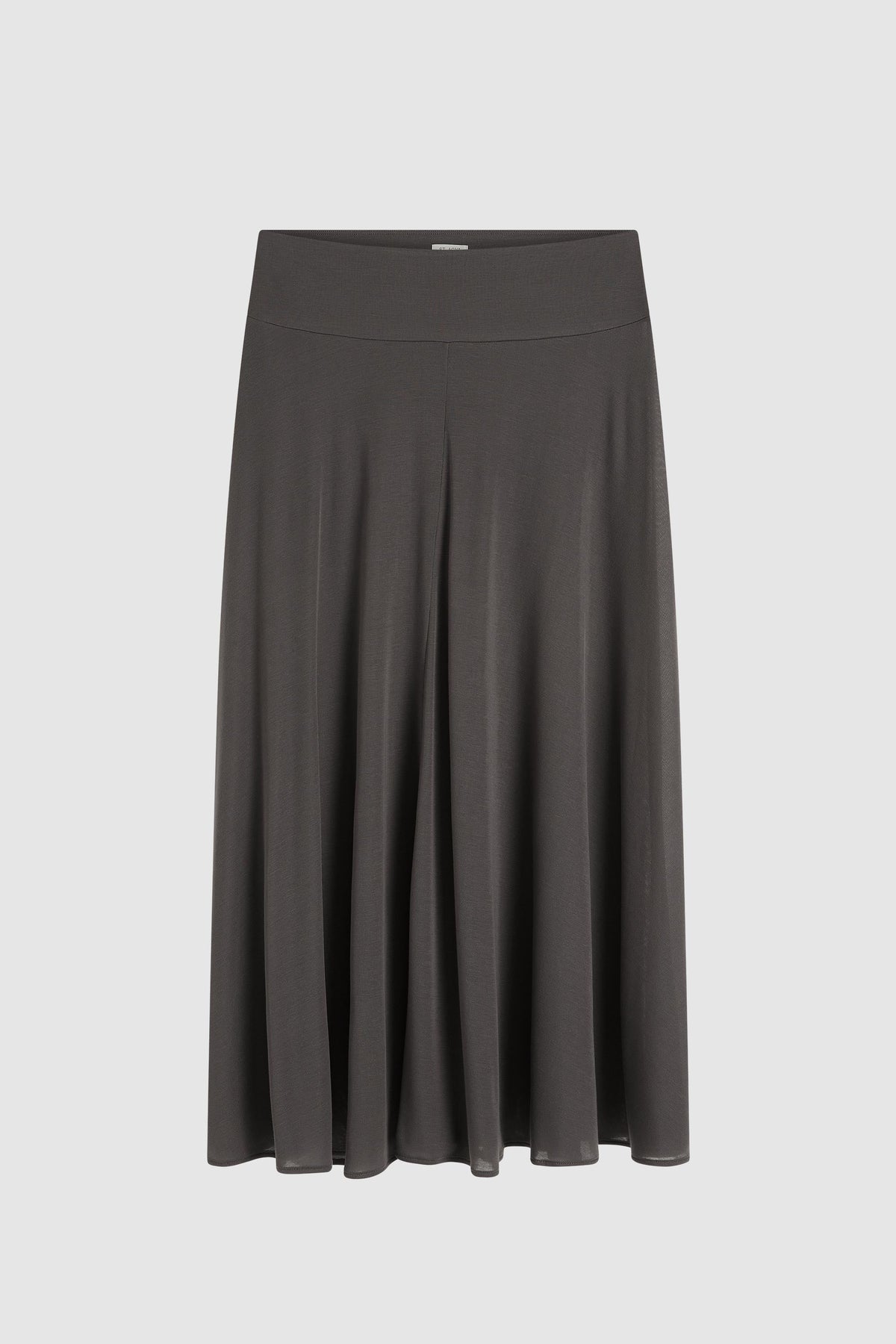 PRE-ORDER: Fluid Jersey Skirt - Soot