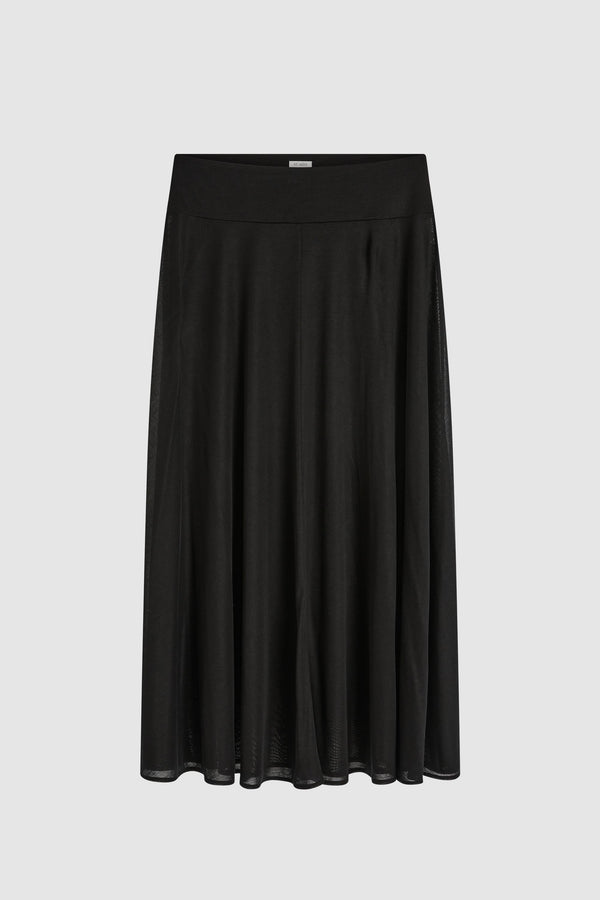 Fluid Jersey Skirt - Black