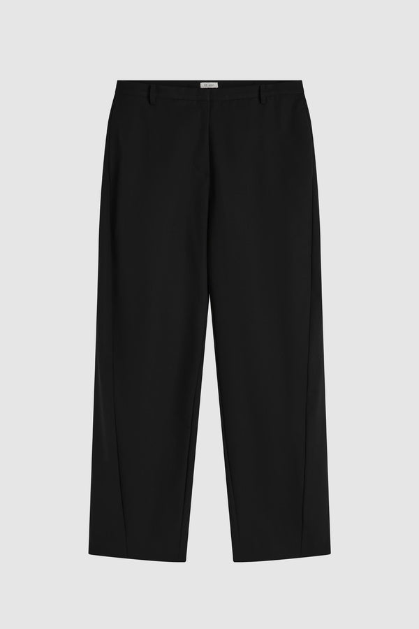 Fine Band Balloon Pants - Black