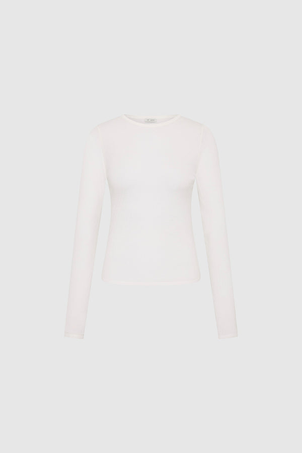 Superfine Merino Wool Long Sleeve Top - Talco