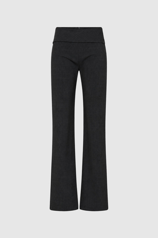Wool Blend Studio Pants - Dark Graphite