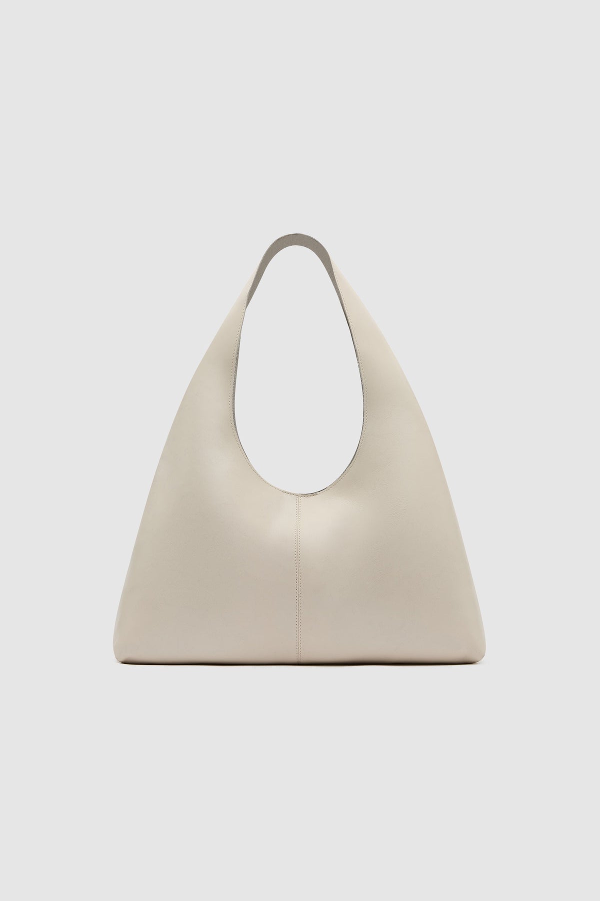 Triangle Hobo Bag - Parchment - Ghost