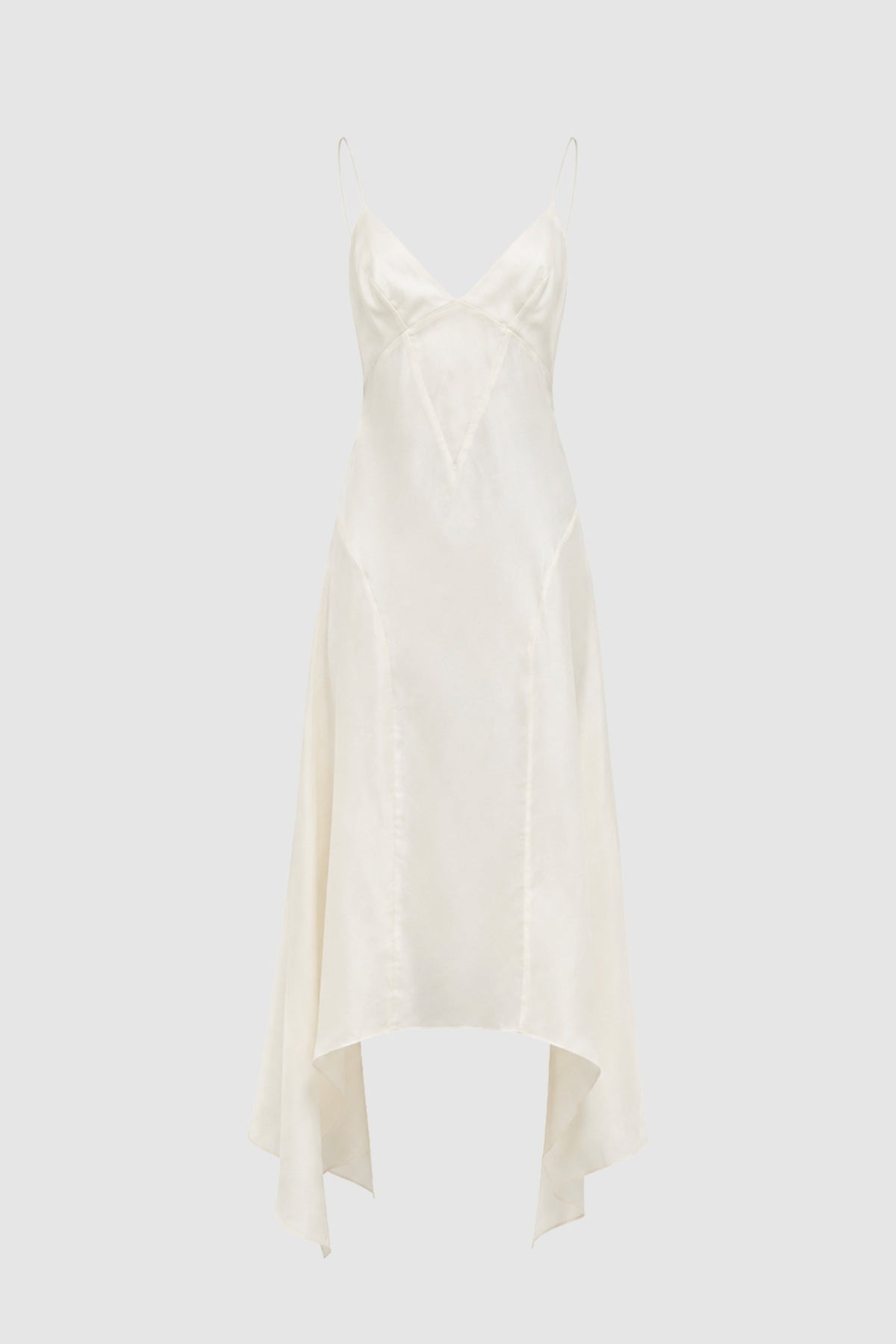 Bianca Silk Dress - Talco - Ghost