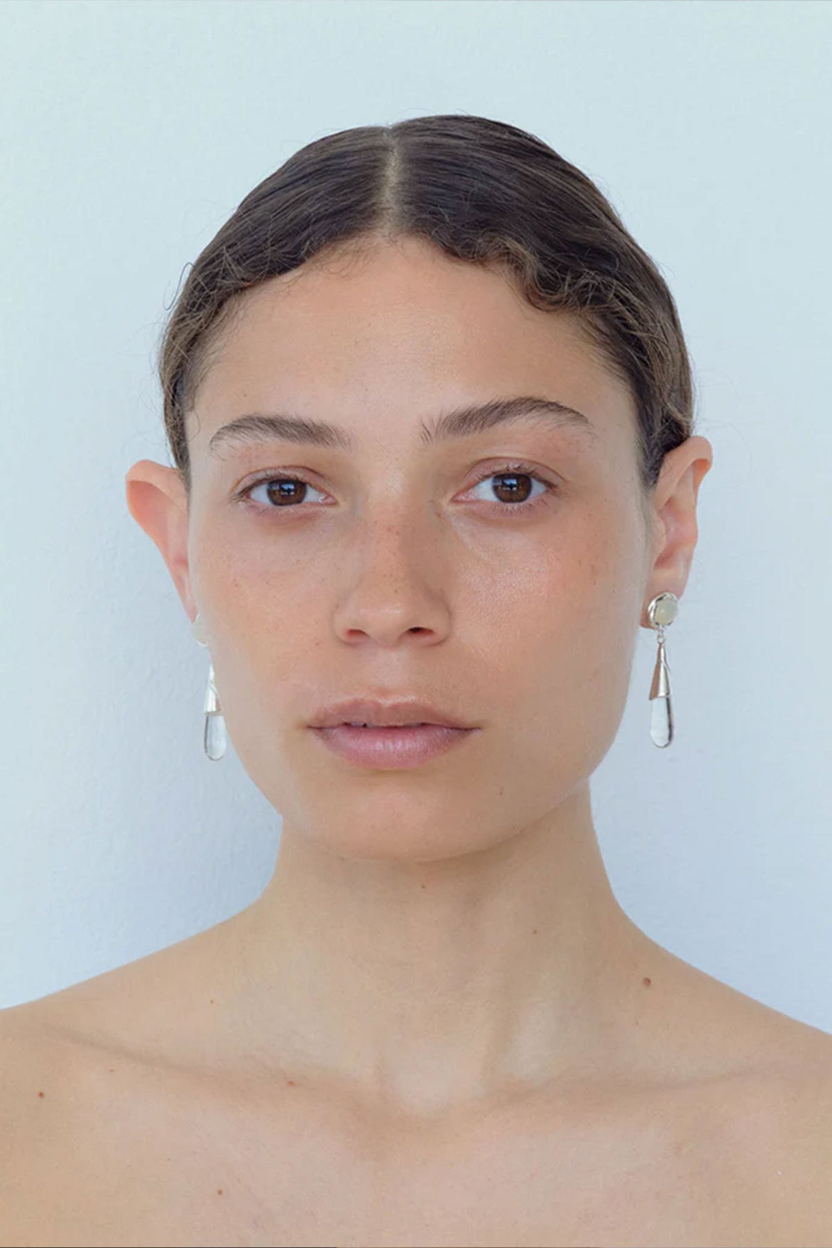 Kamma Earrings by Corali - Crystal