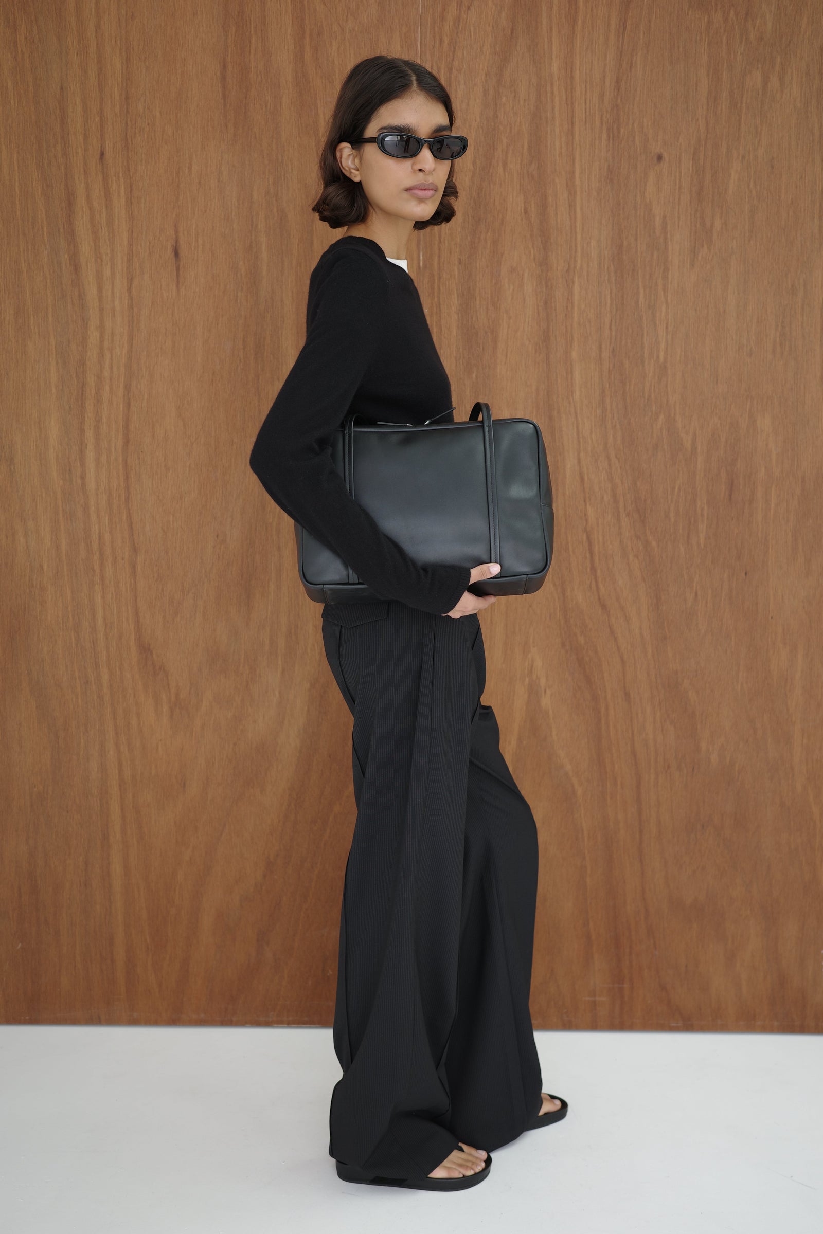 Dual Zip Bag - Black