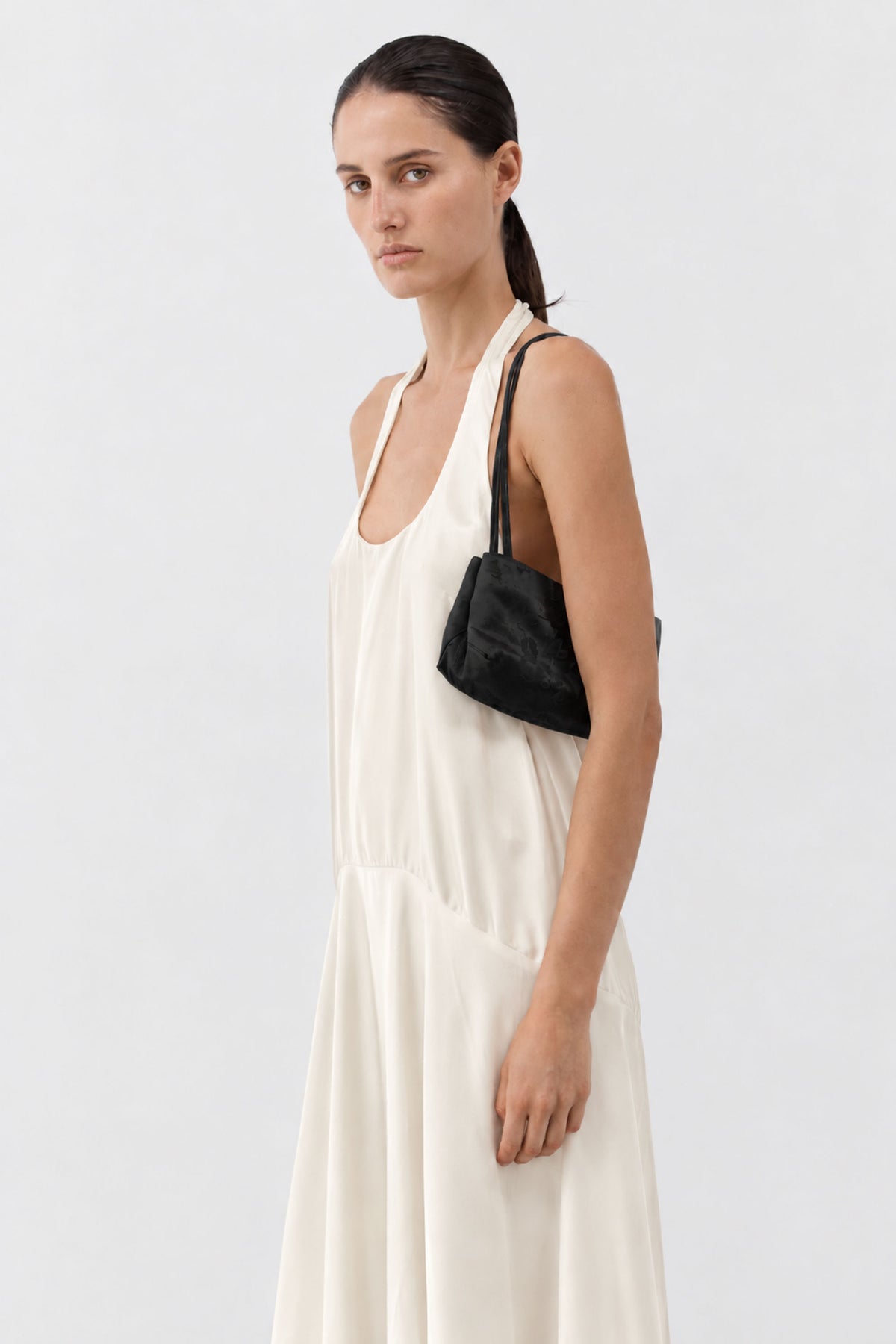 PRE-ORDER: Petit Origami Bag - Black Jacquard