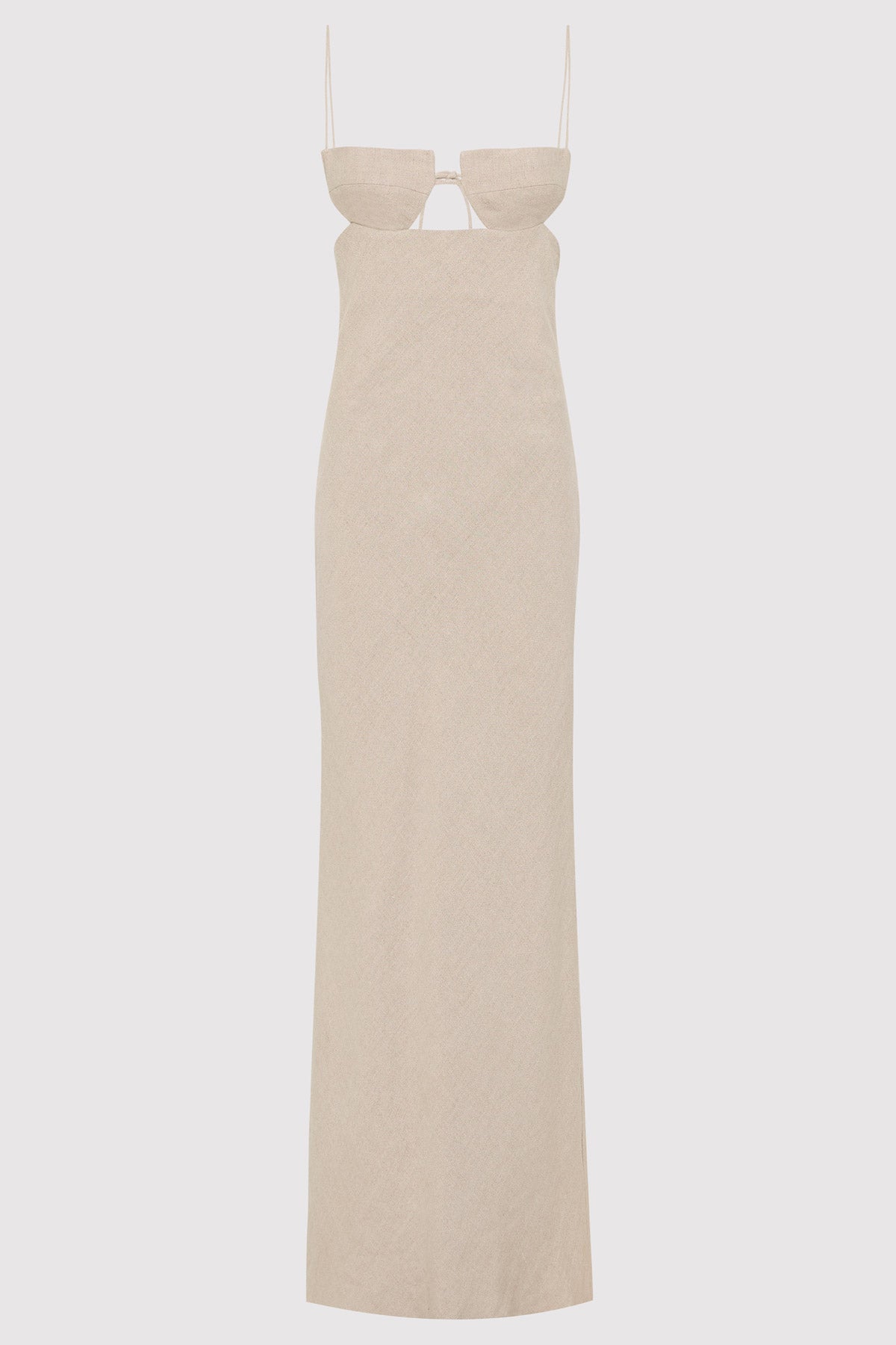 Linen Resort Dress - Natural