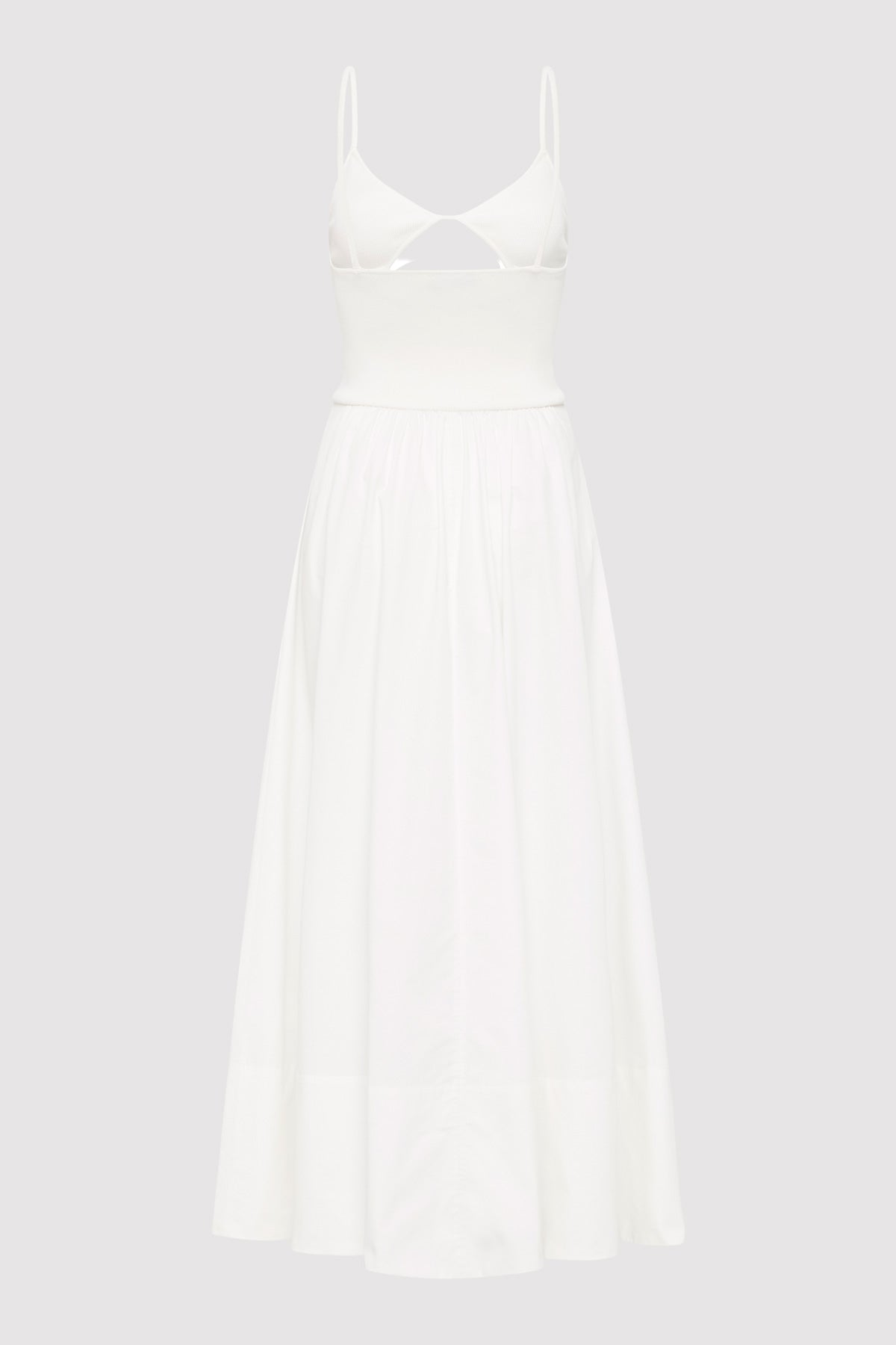 Knit Cami Dress - White