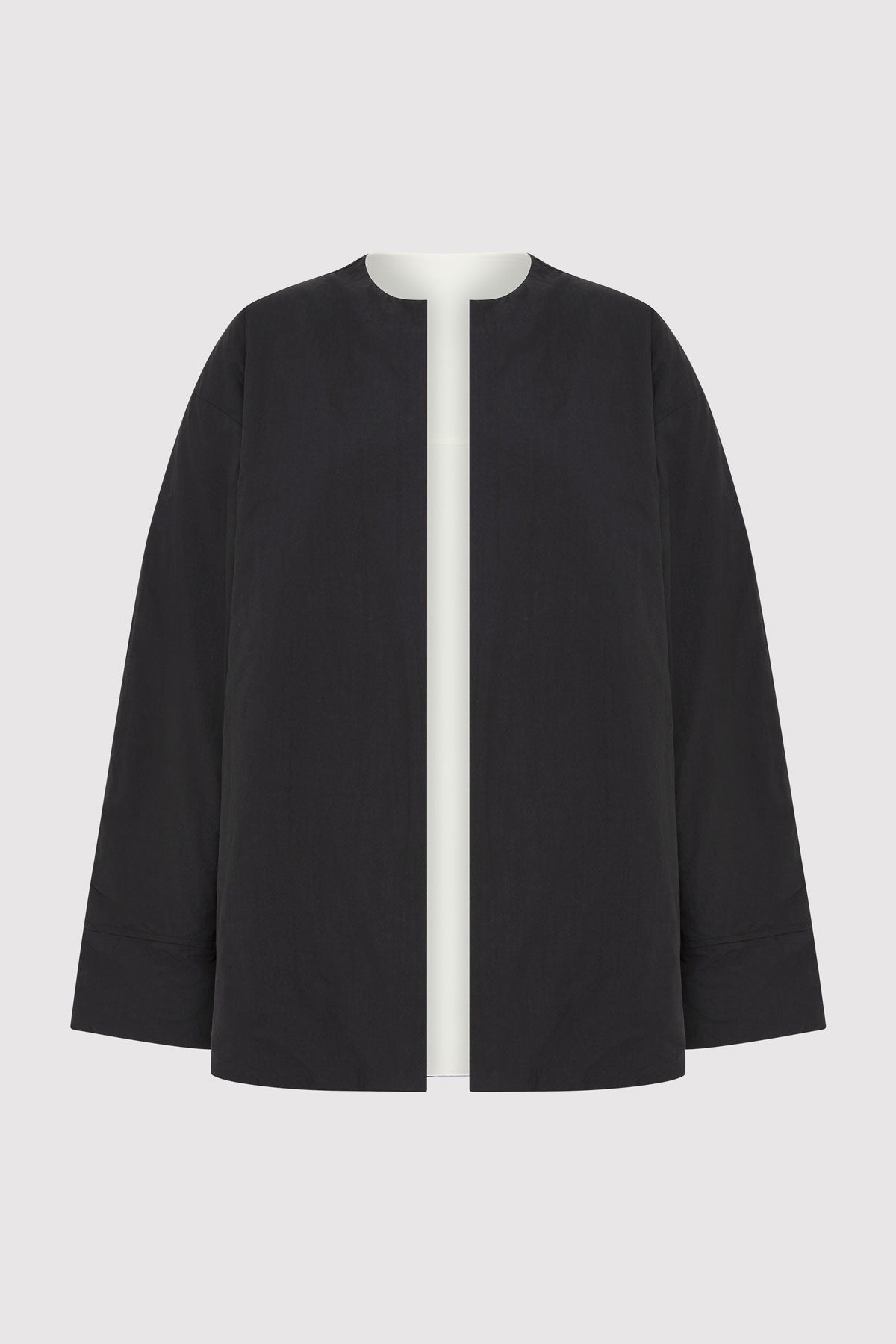 Reversible Pillow Jacket - Black/Cloud