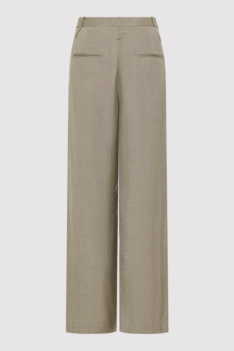 Melange Double Loop Pants - Rye