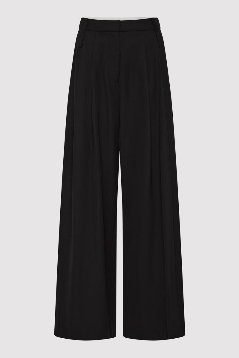 Double Loop Pants - Black