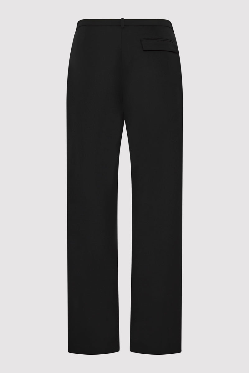 90s Split Leg Pants - Black