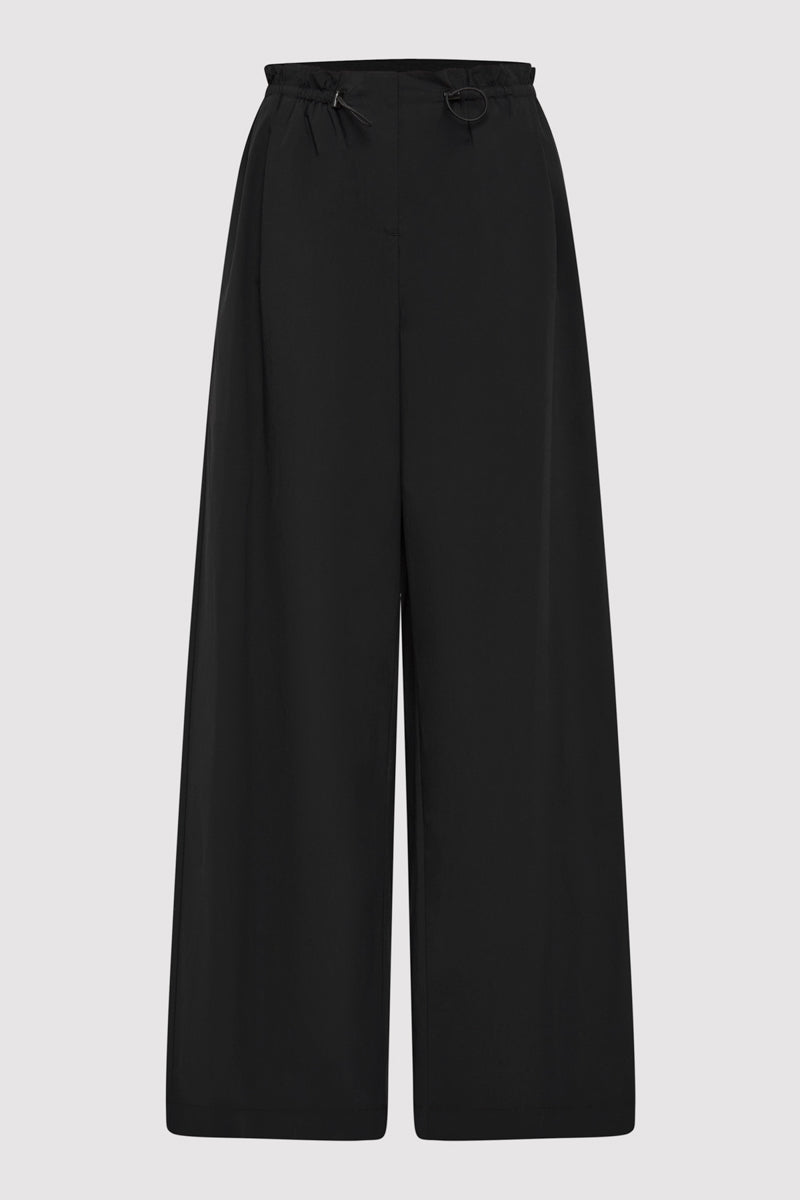 Petit Paperbag Waist Pants - Black