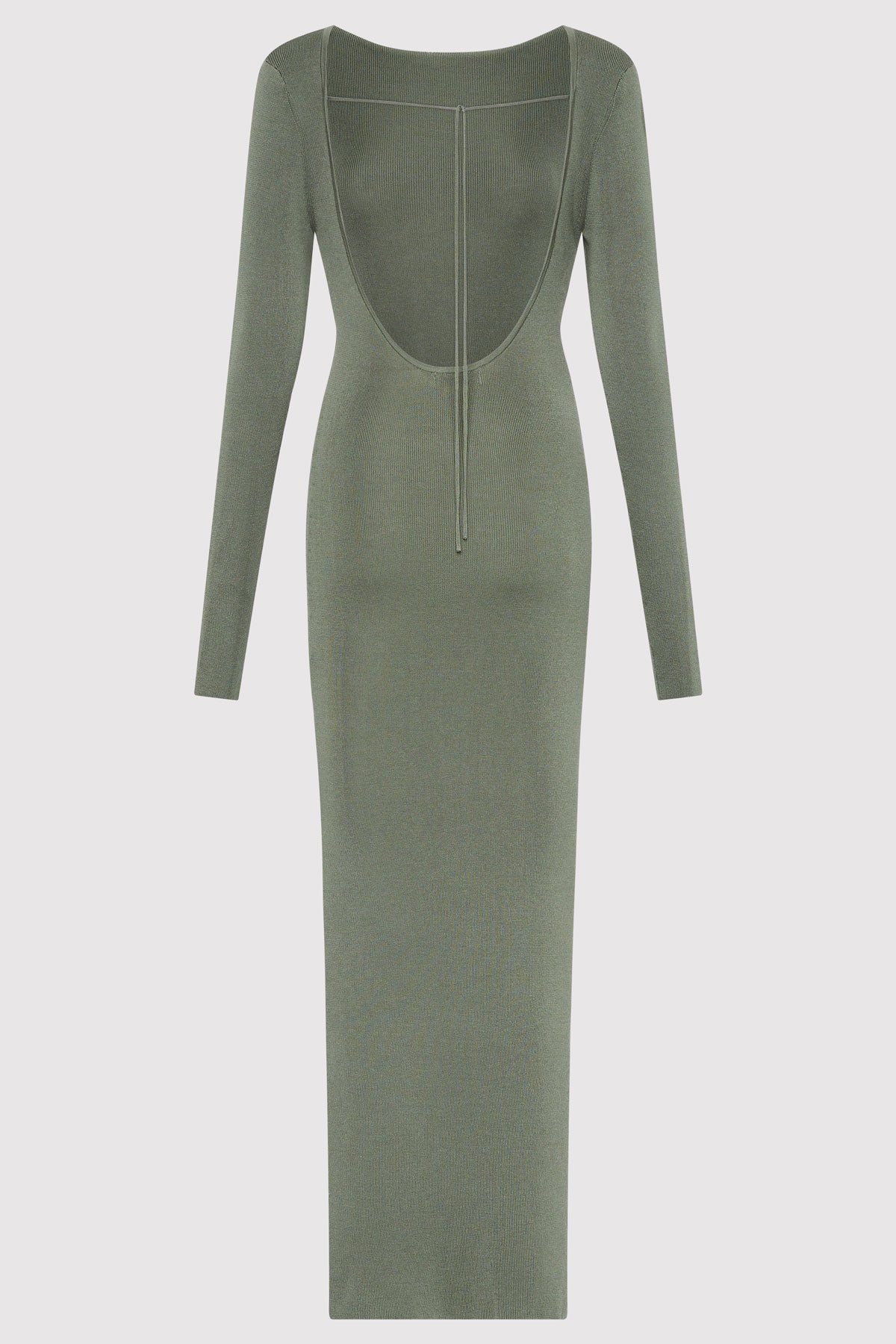 Cut Out Dress - Balsam Green