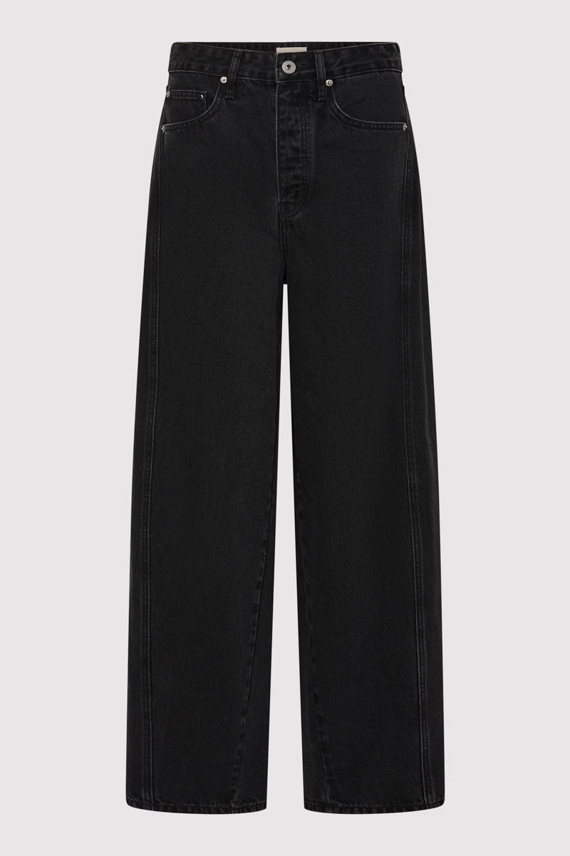 Mid Rise Balloon Jeans 
by Outland Denim - Washed Black