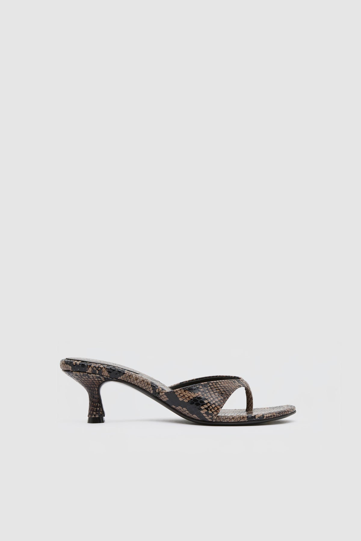 Everyday Thong Heel 50 - Python Embossed