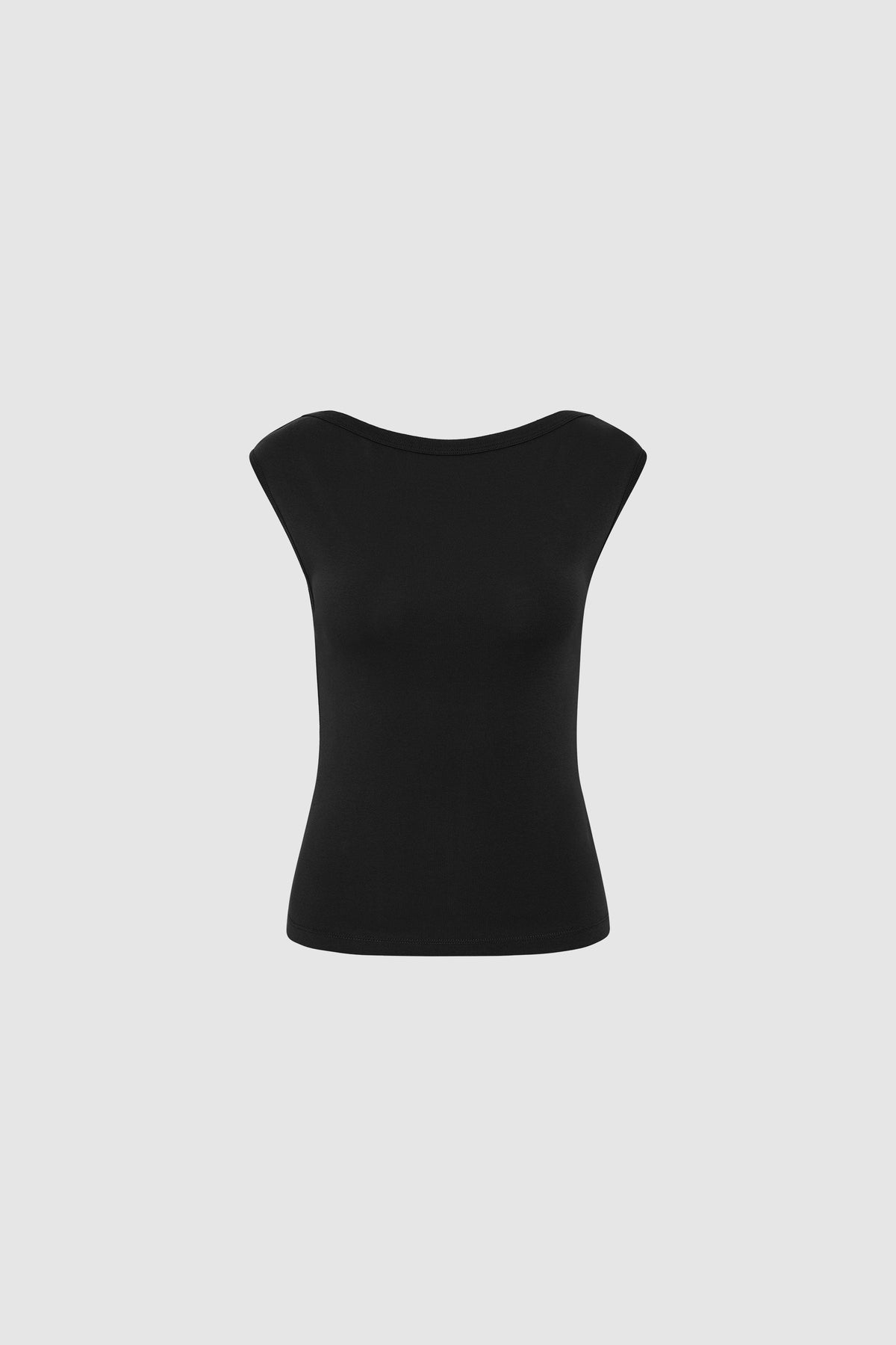 Organic Cotton Ballerina Top - Jet Black