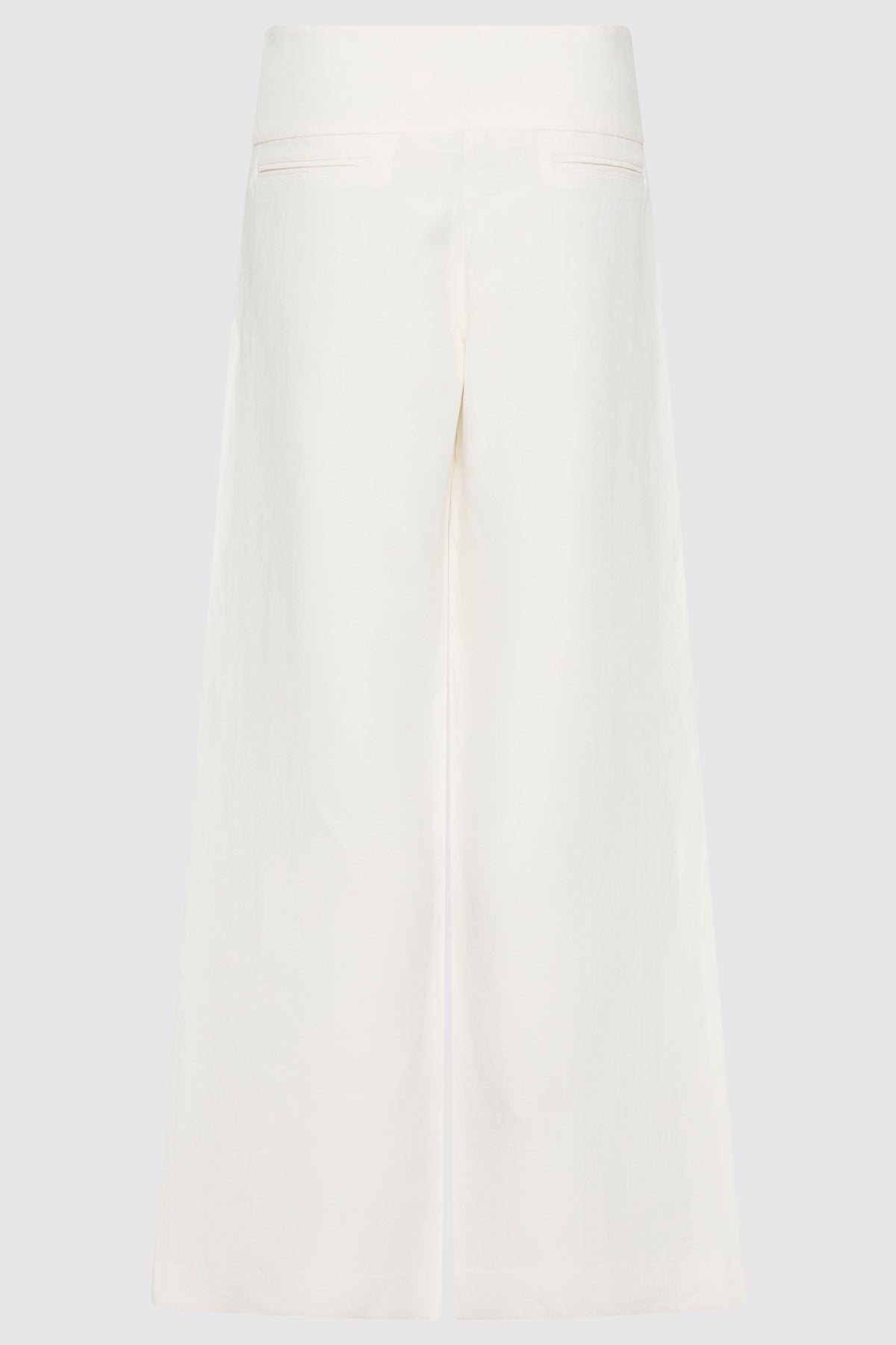 Wide Waistband Pant - Salt