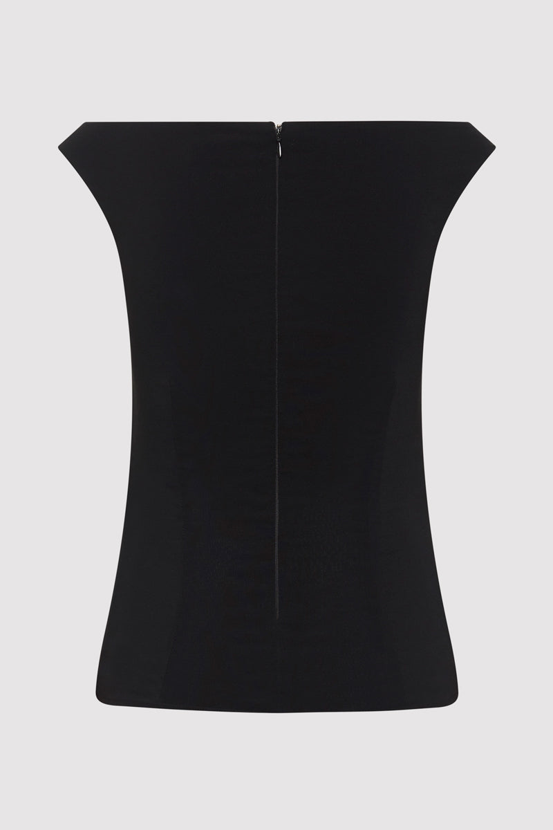 Slim Bateau Top - Black