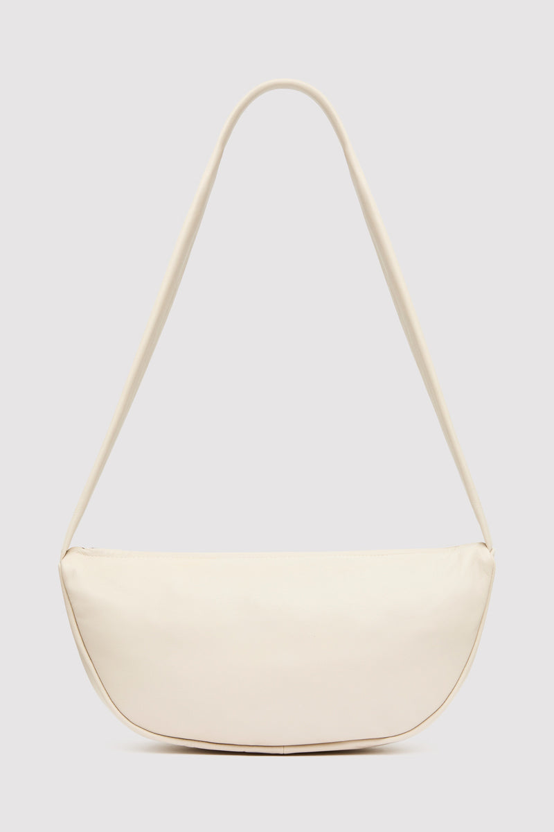 Soft Crescent Bag - Creme