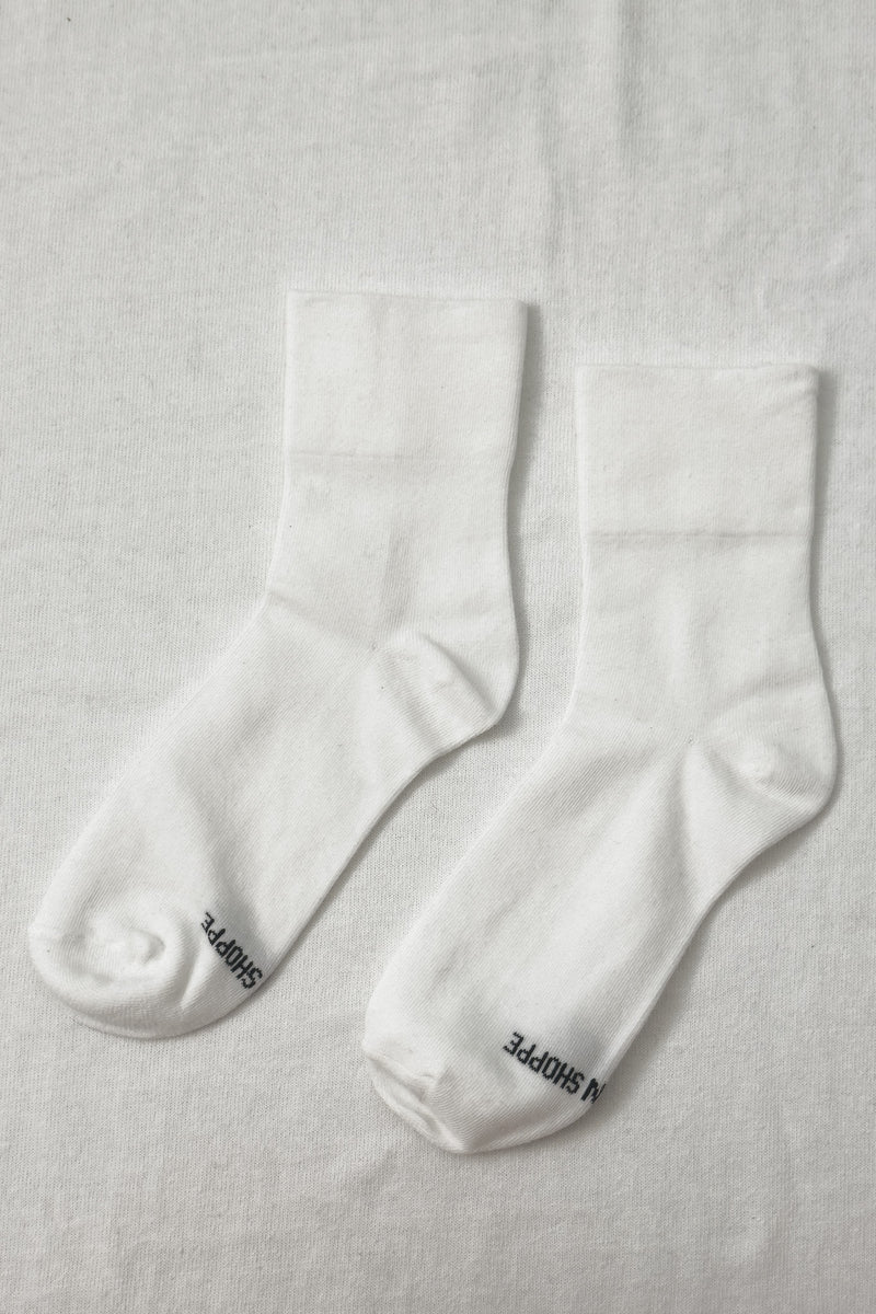 Sneaker Socks by Le Bon Shoppe - Classic White