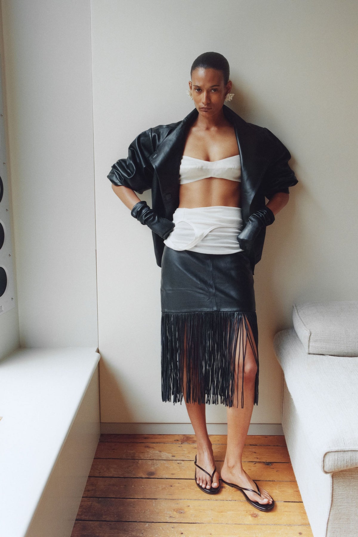 Silk Organza Bralette - Talco