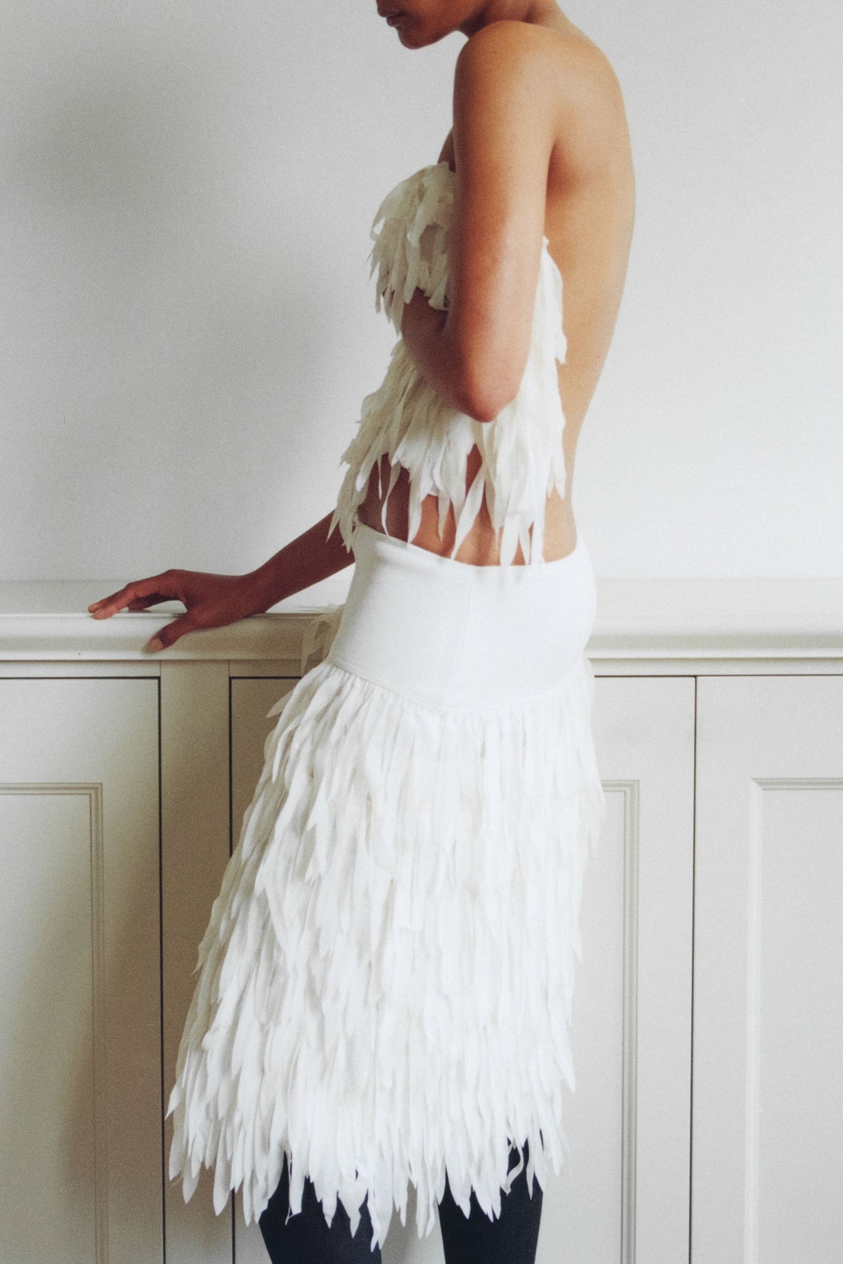 Fringe Midi Skirt - Talco