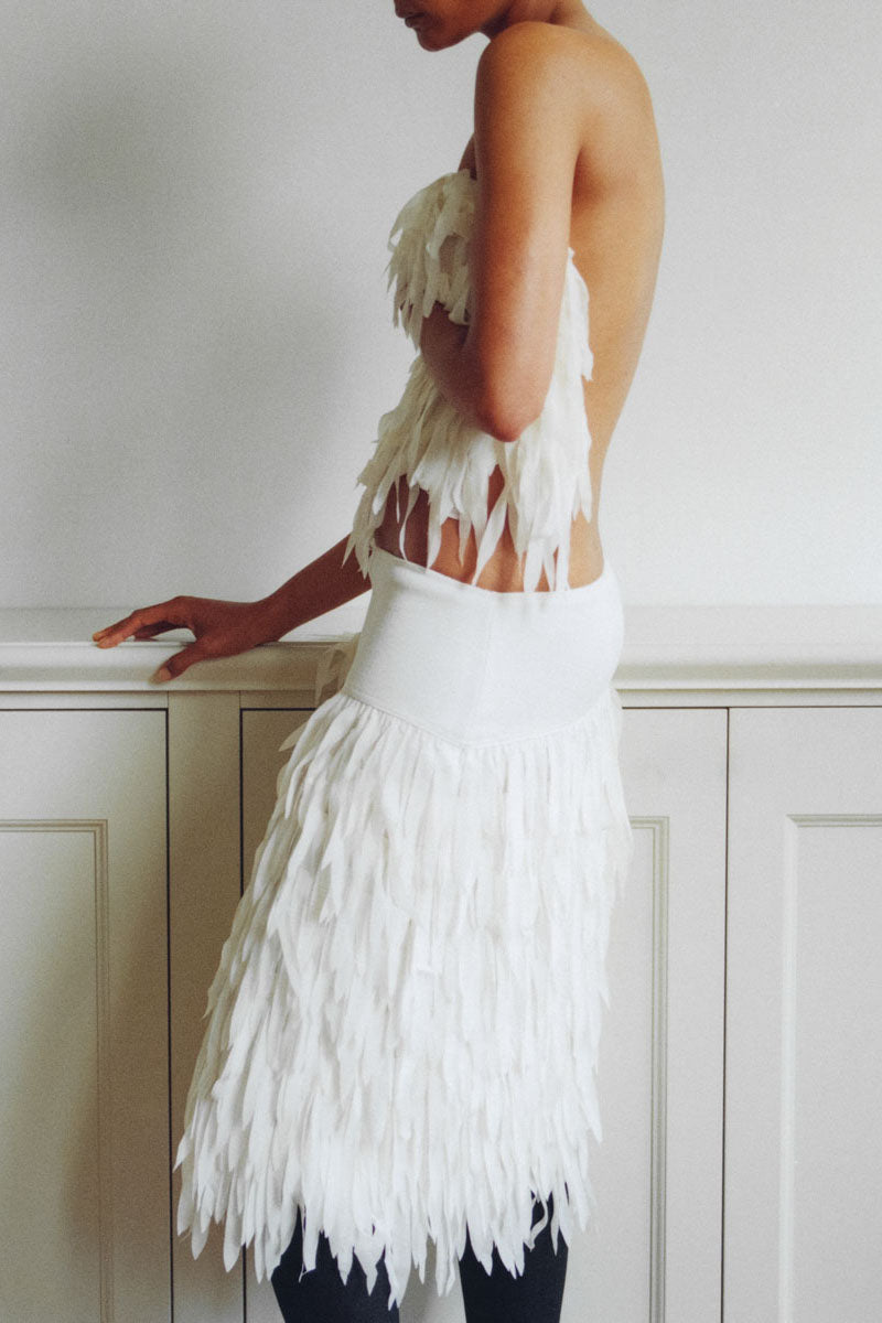 Fringe Midi Skirt - Talco