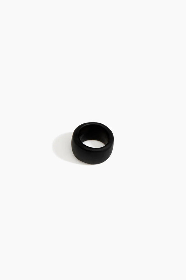 Band Ring by Dinosaur Designs - Black