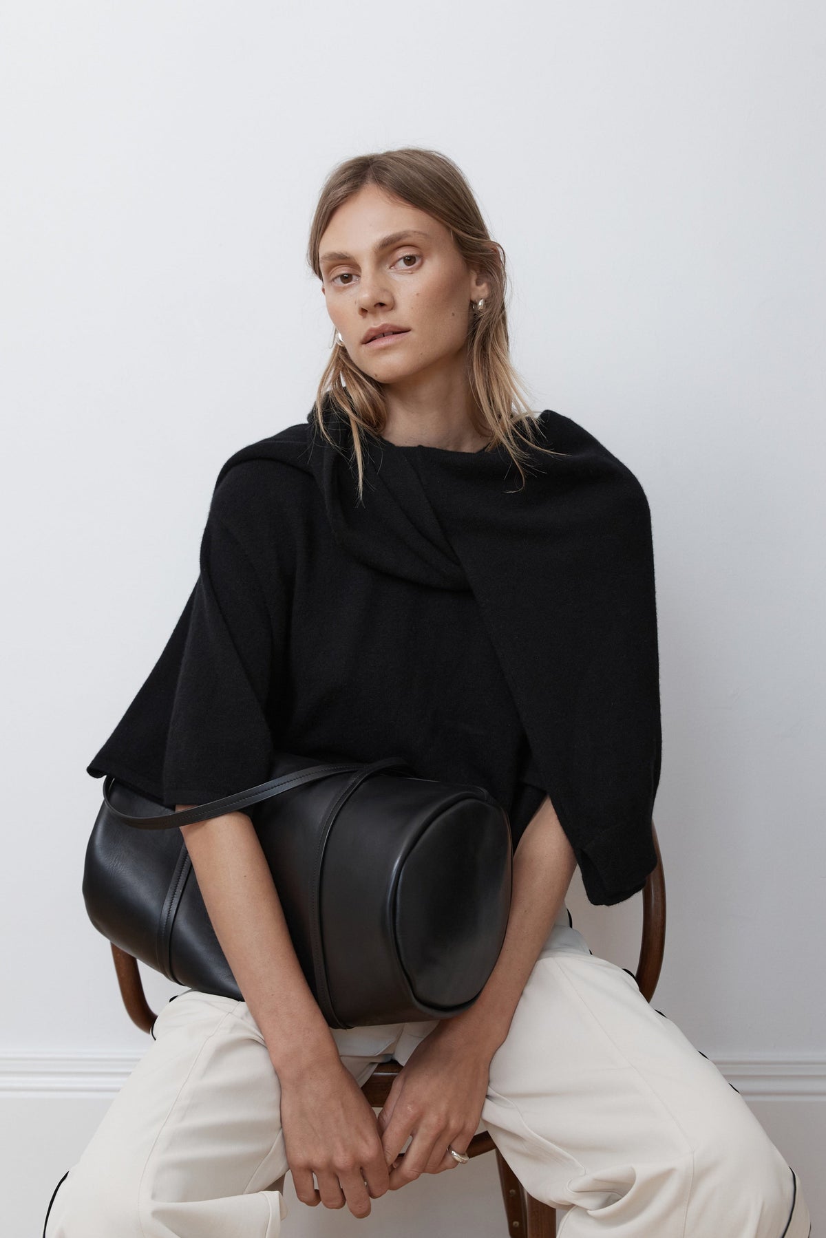 Cashmere Copain Tee - Black