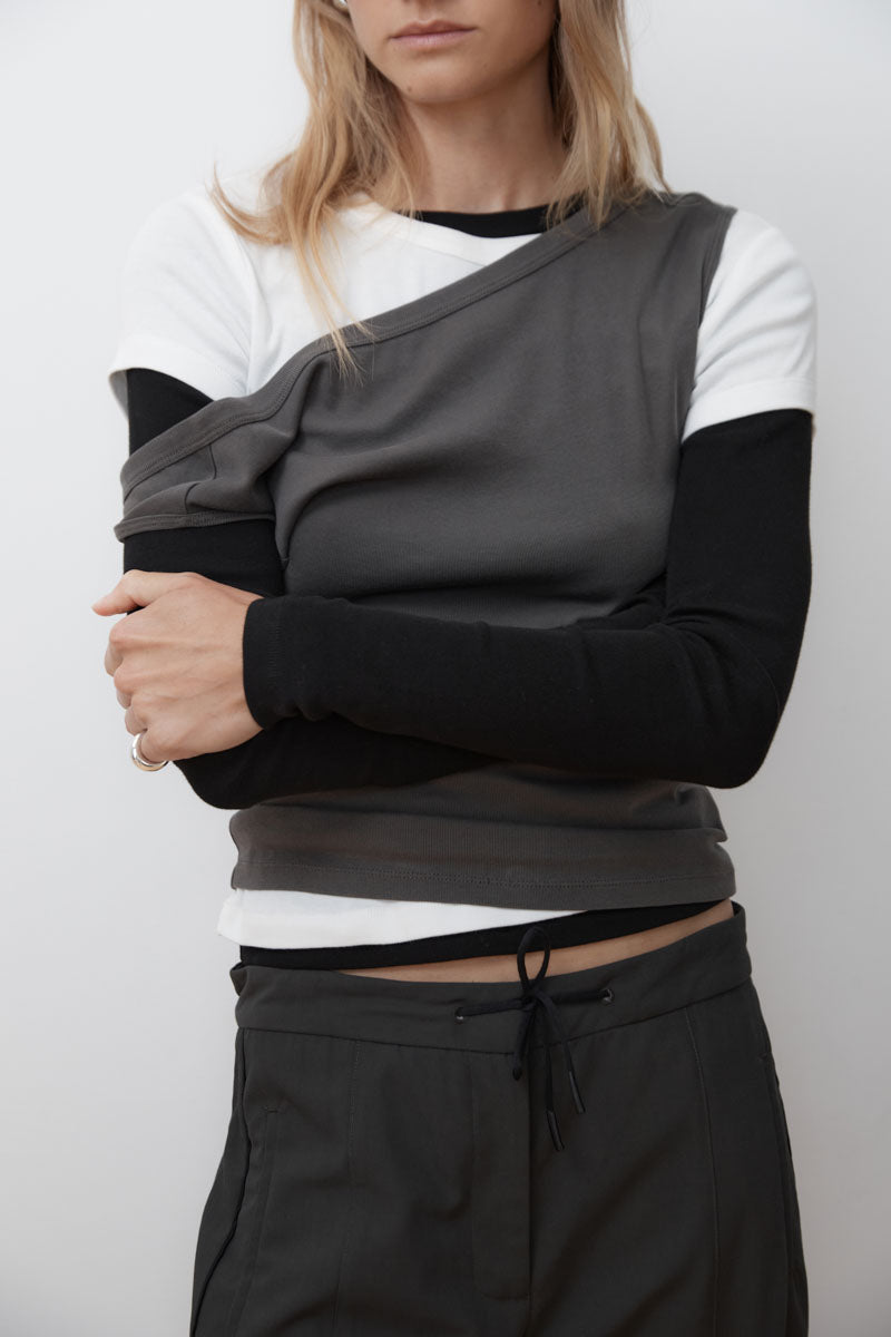 Organic Cotton Ballerina Top - Khaki
