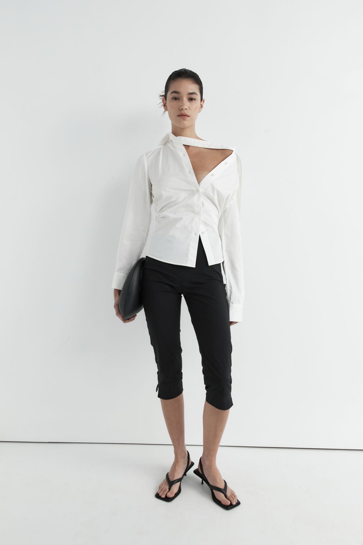 Deconstructed  Shirt - White