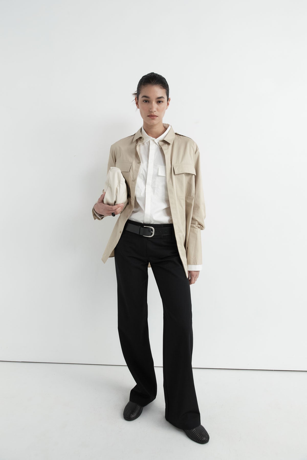 Classic Utility Shirt - Champagne