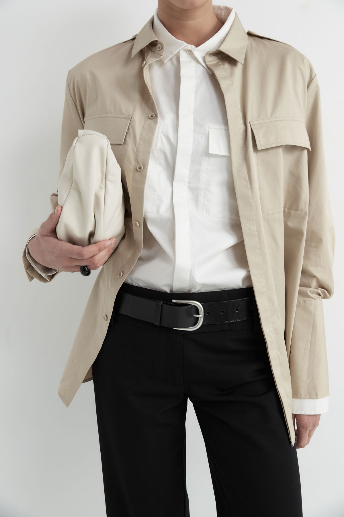 Classic Utility Shirt - Champagne