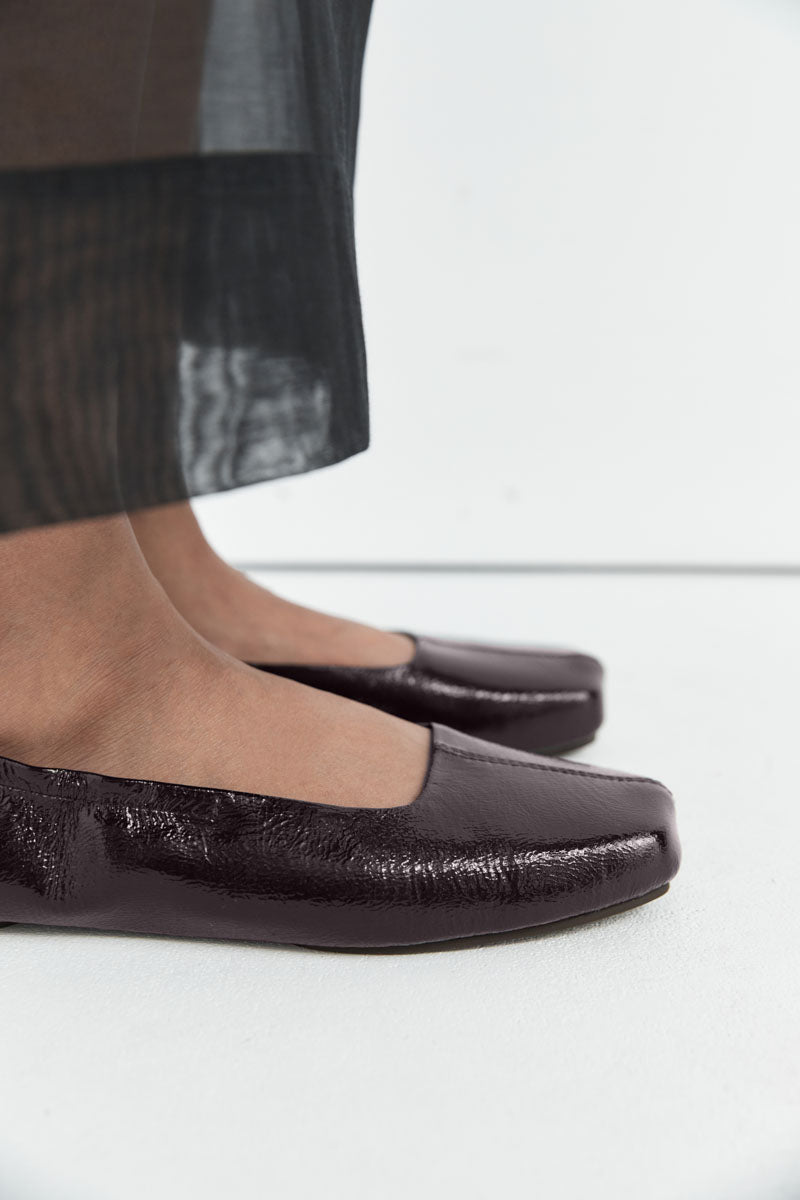 Ballet Flat - Patent Port