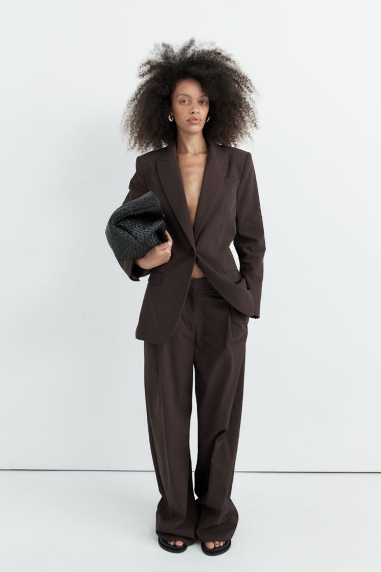 Utility Pleat Pants - Port