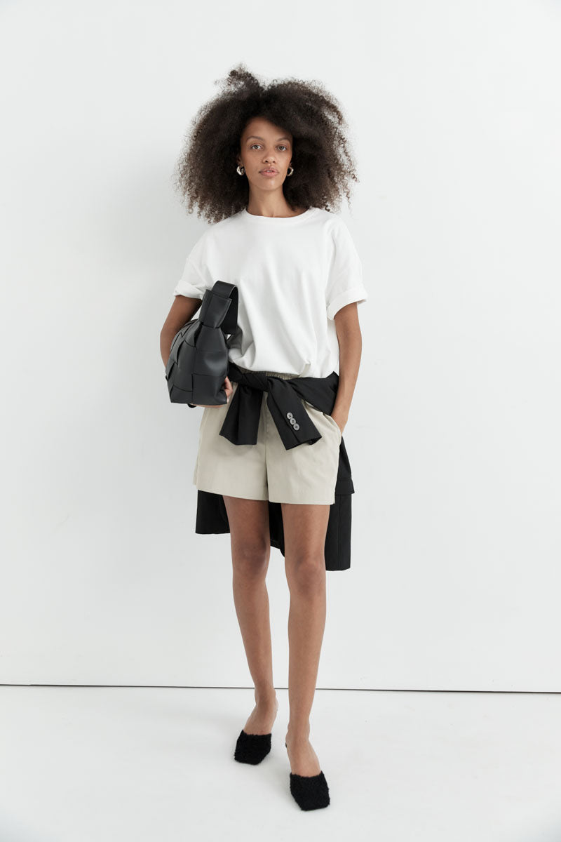 Organic Cotton Relaxed Tee - White