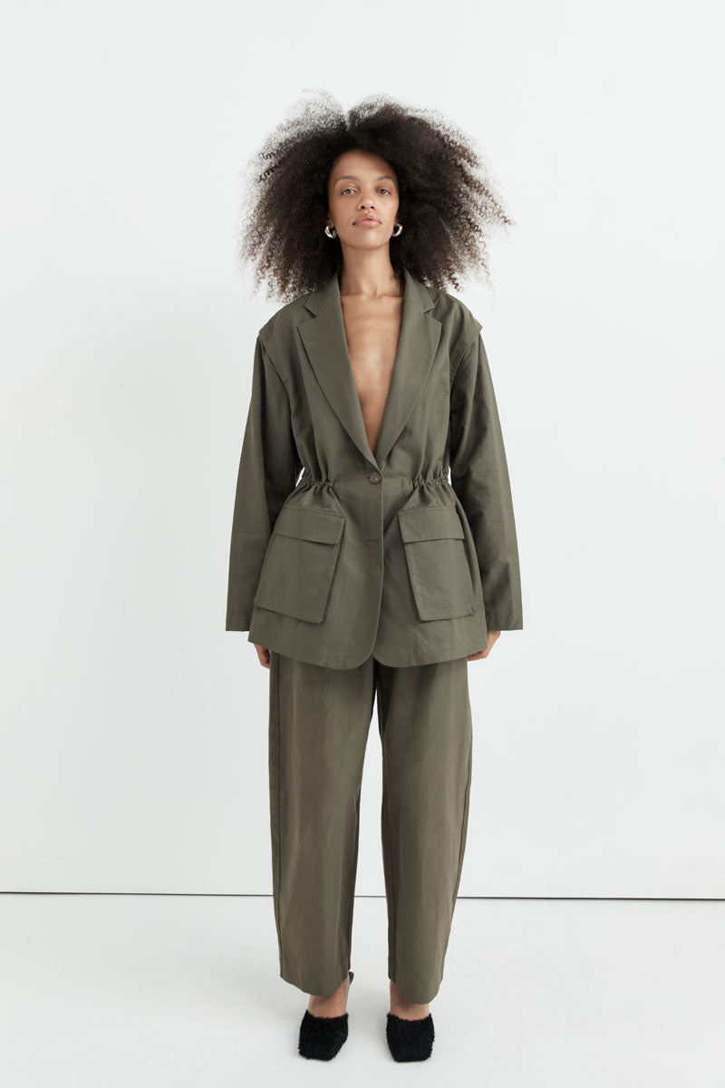 Relaxed Balloon Pants - Kalamata