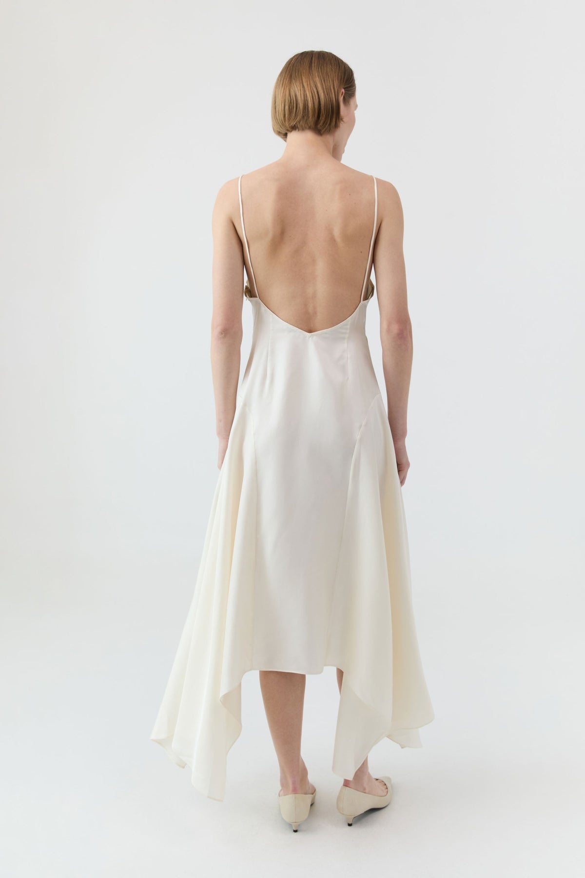 Bianca Silk Dress - Talco