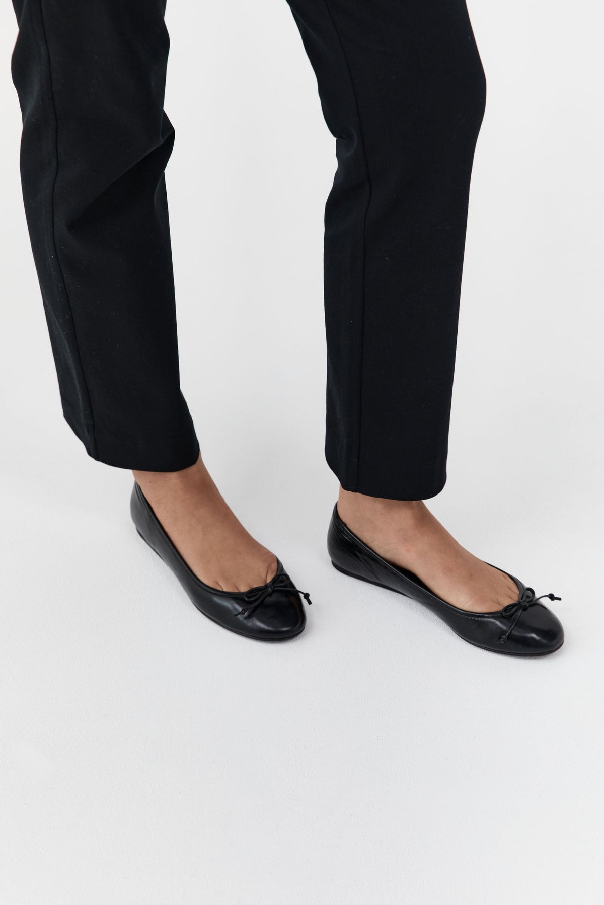 Bow Ballet Flat - Black