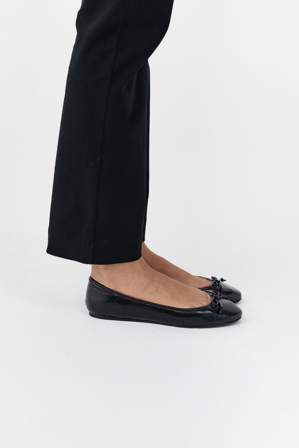 Bow Ballet Flat - Black