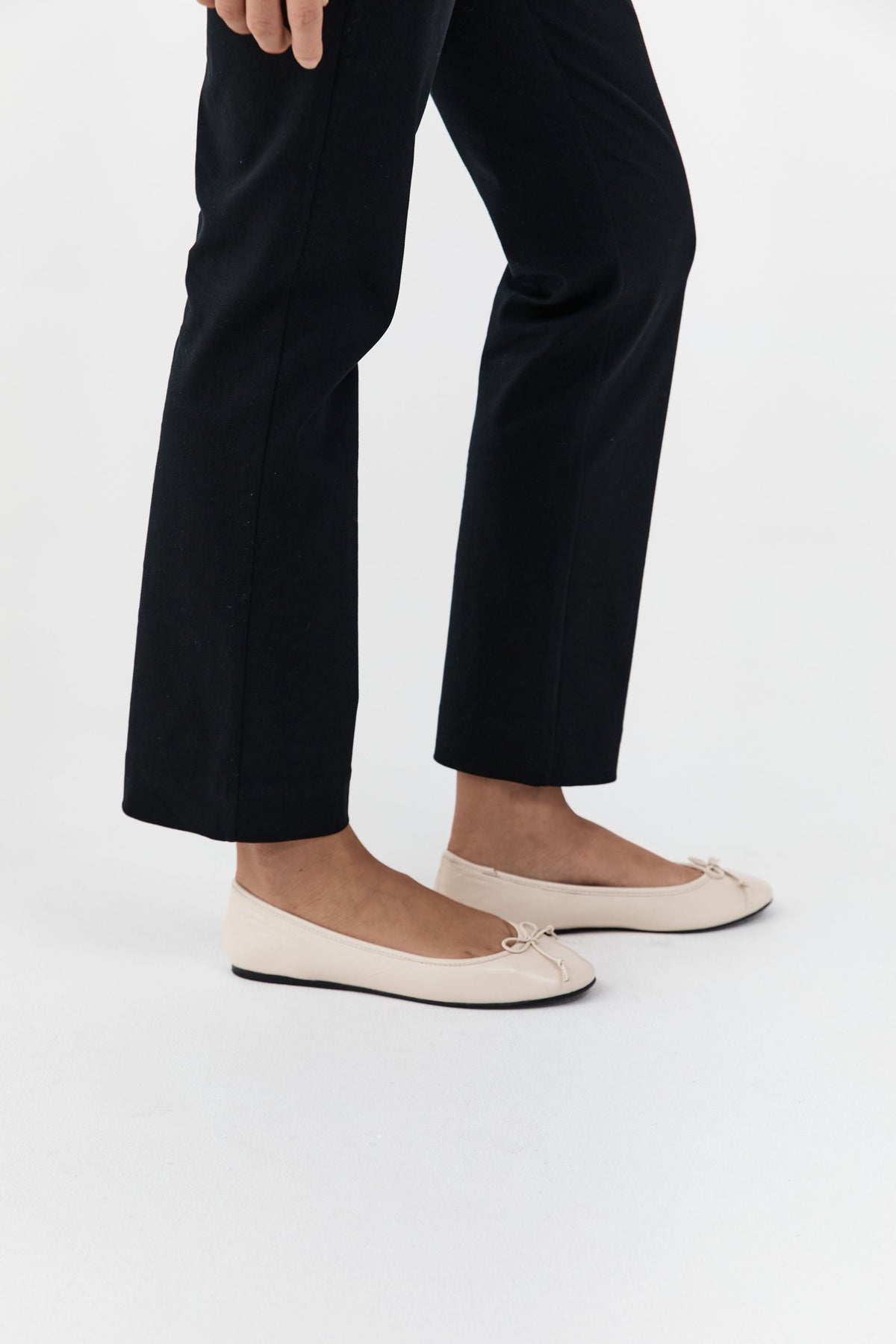 Bow Ballet Flat - Parchment