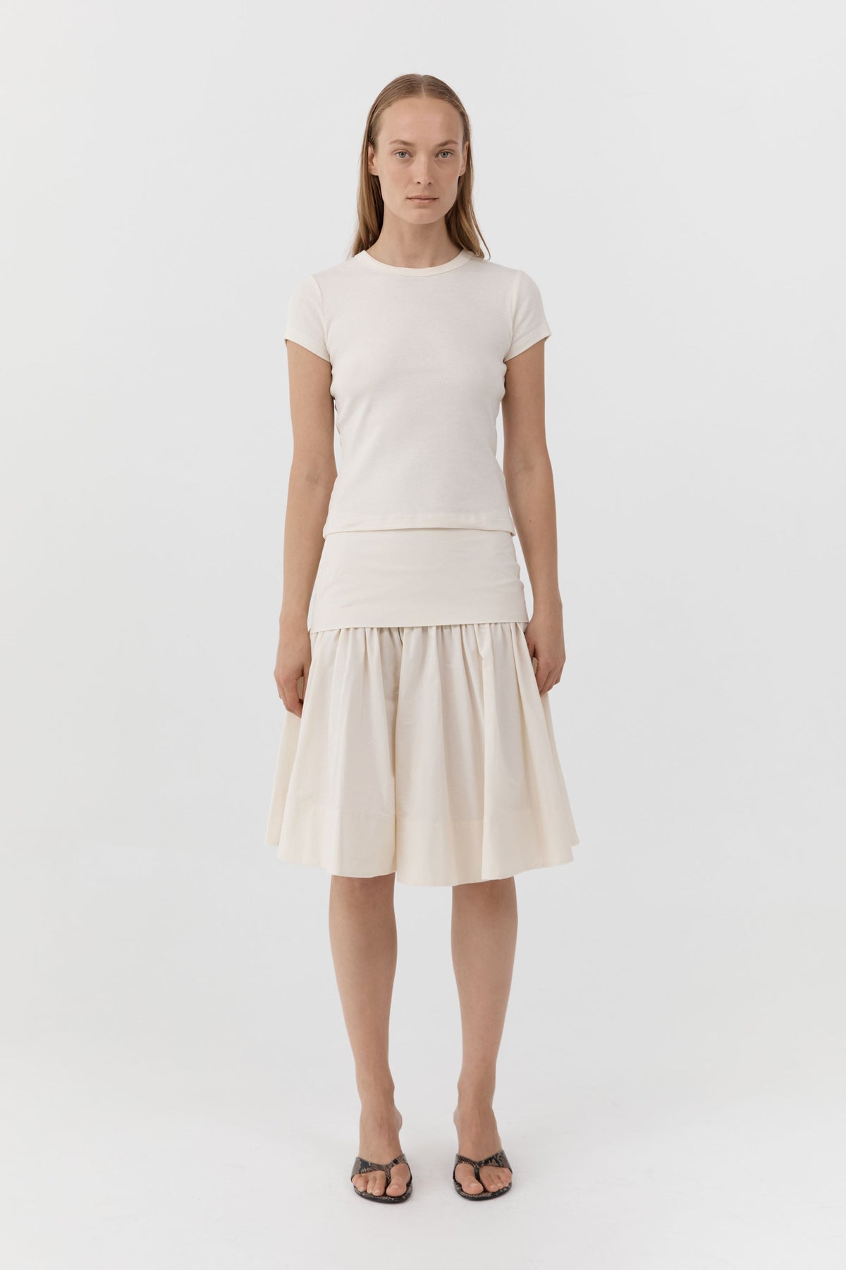 Circle Hem Gathered Skirt - Talco
