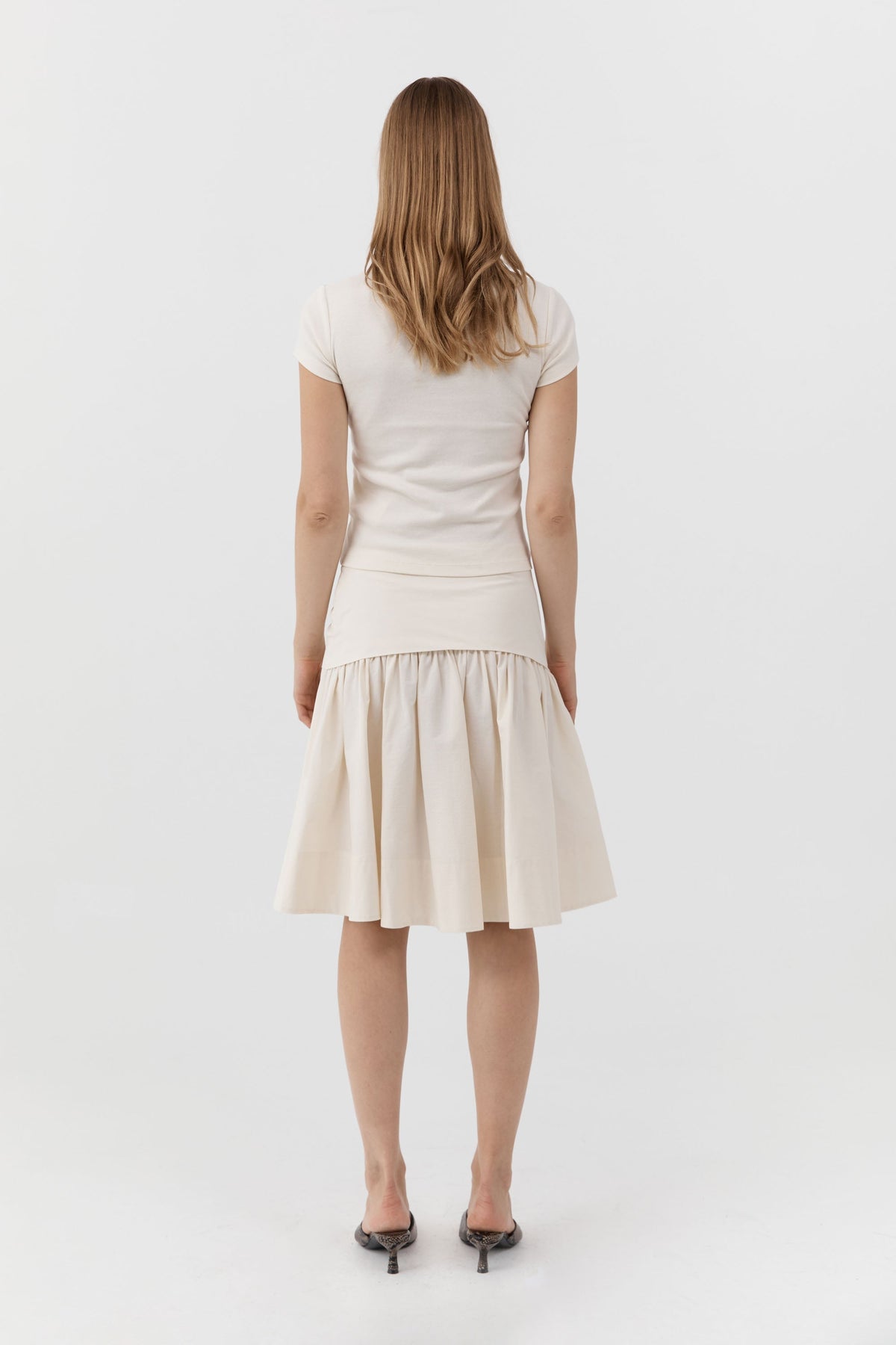 Circle Hem Gathered Skirt - Talco