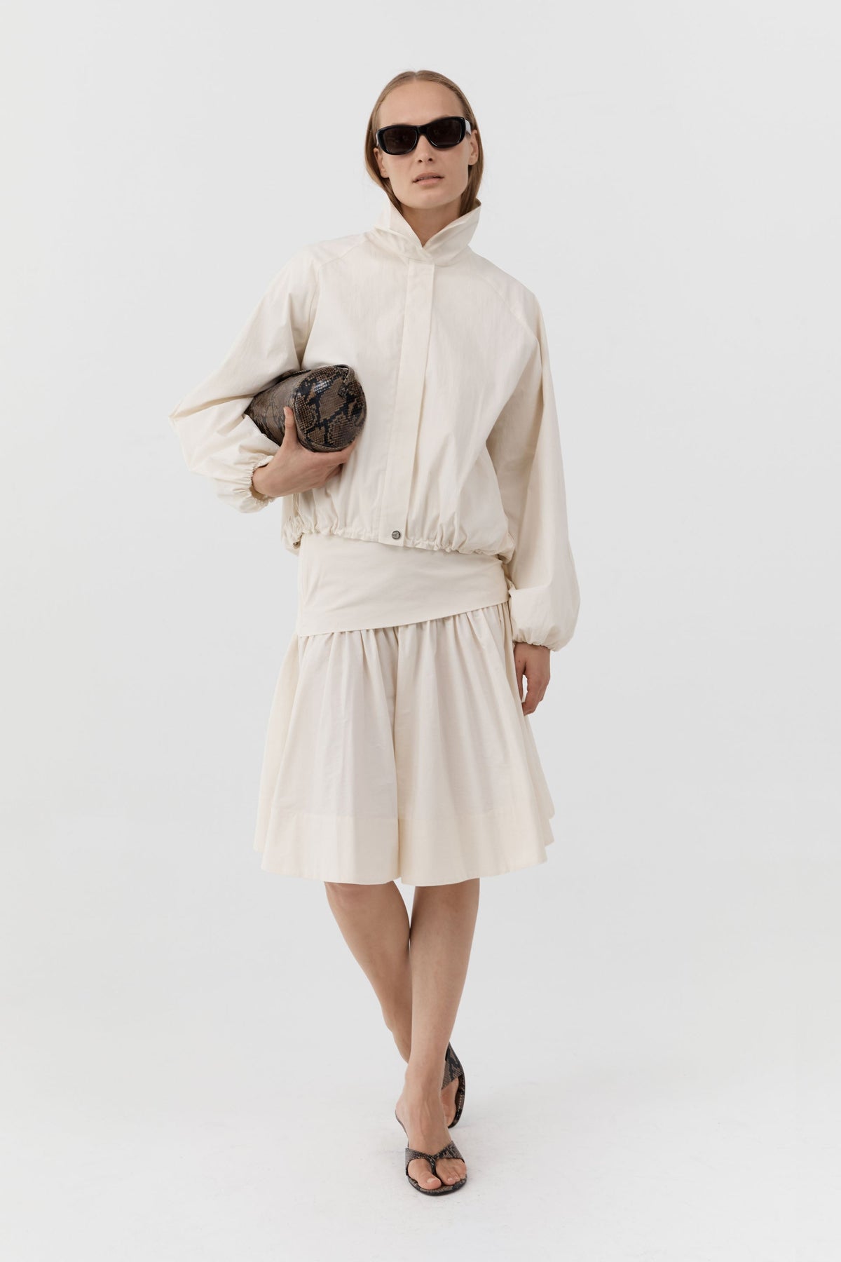 Circle Hem Gathered Skirt - Talco