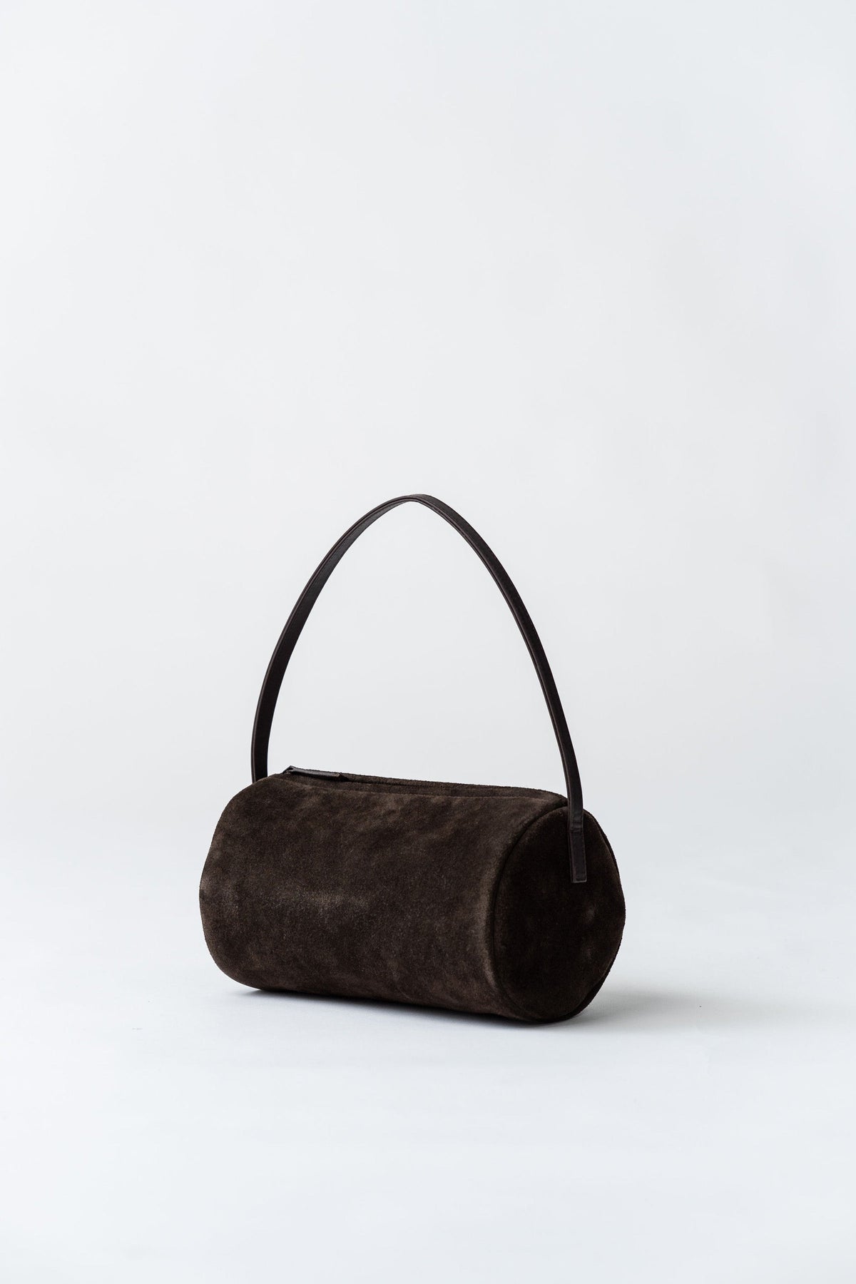 Connolo Shoulder Bag - Coffee Suede